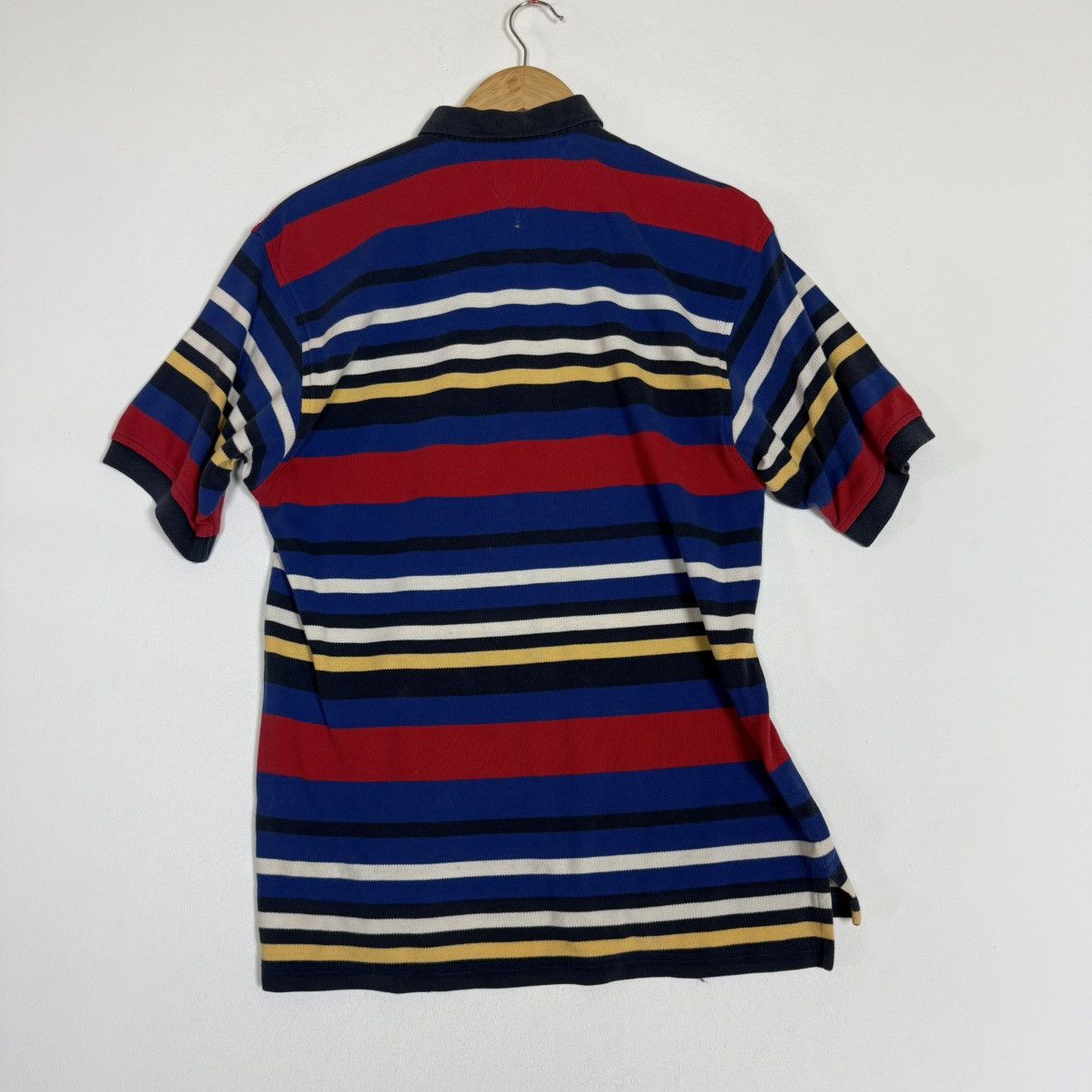 Tommy Hilfiger Tommy Hilfiger Crest Logo Multicolor Stripes Polo Tee Size US S / EU 44-46 / 1 - 5 Thumbnail