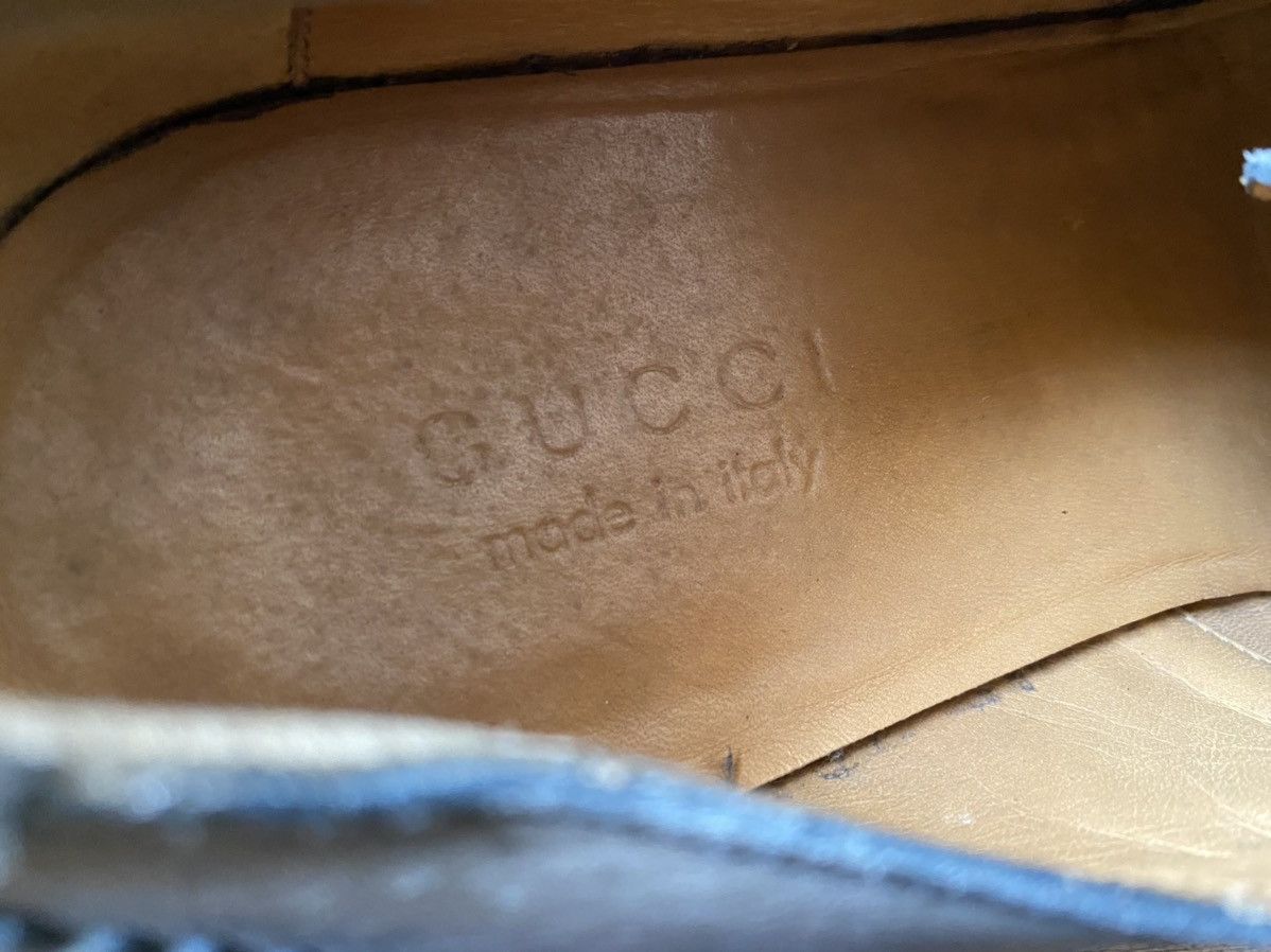 Designer × Gucci Gucci exotic crocodile skin oxford leather shoes sz 41 Size US 8 / EU 41 - 15 Thumbnail