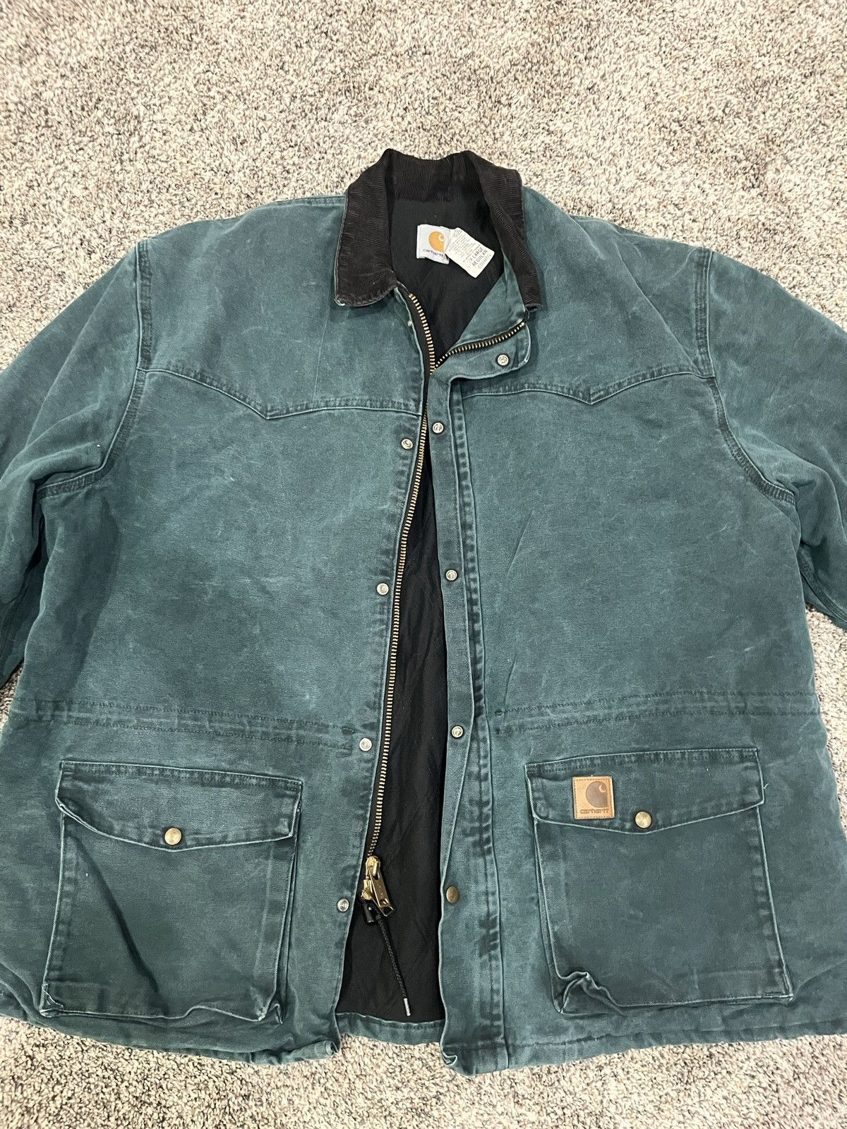 Carhartt × Vintage 80’s-90’s Vintage Carhartt Barn Jacket Size US XXL / EU 58 / 5 - 3 Thumbnail
