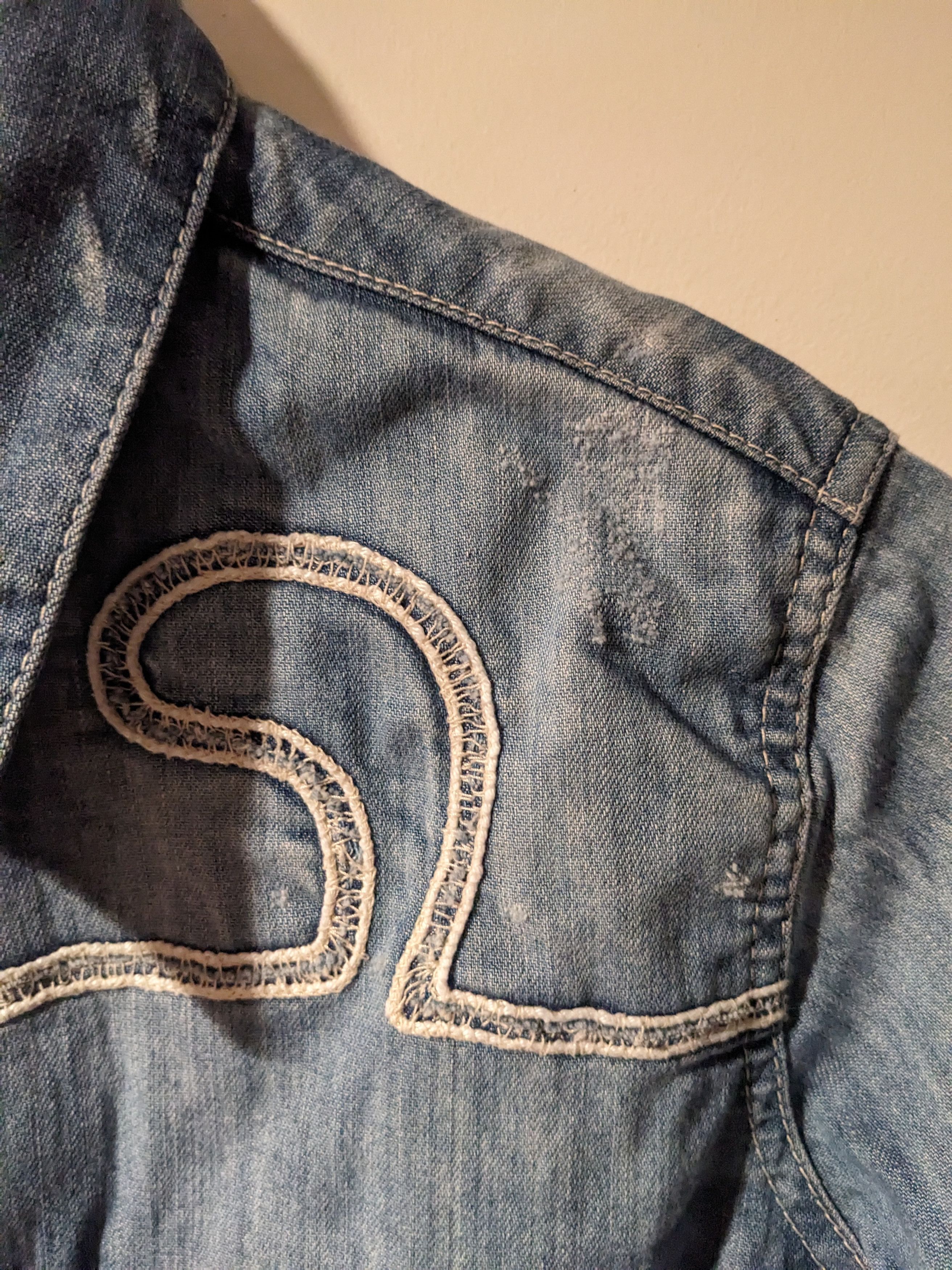 True Religion × Vintage Vintage 90s True Religion Pearl Snap Womans Large Shirt Size L / US 10 / IT 46 - 6 Thumbnail