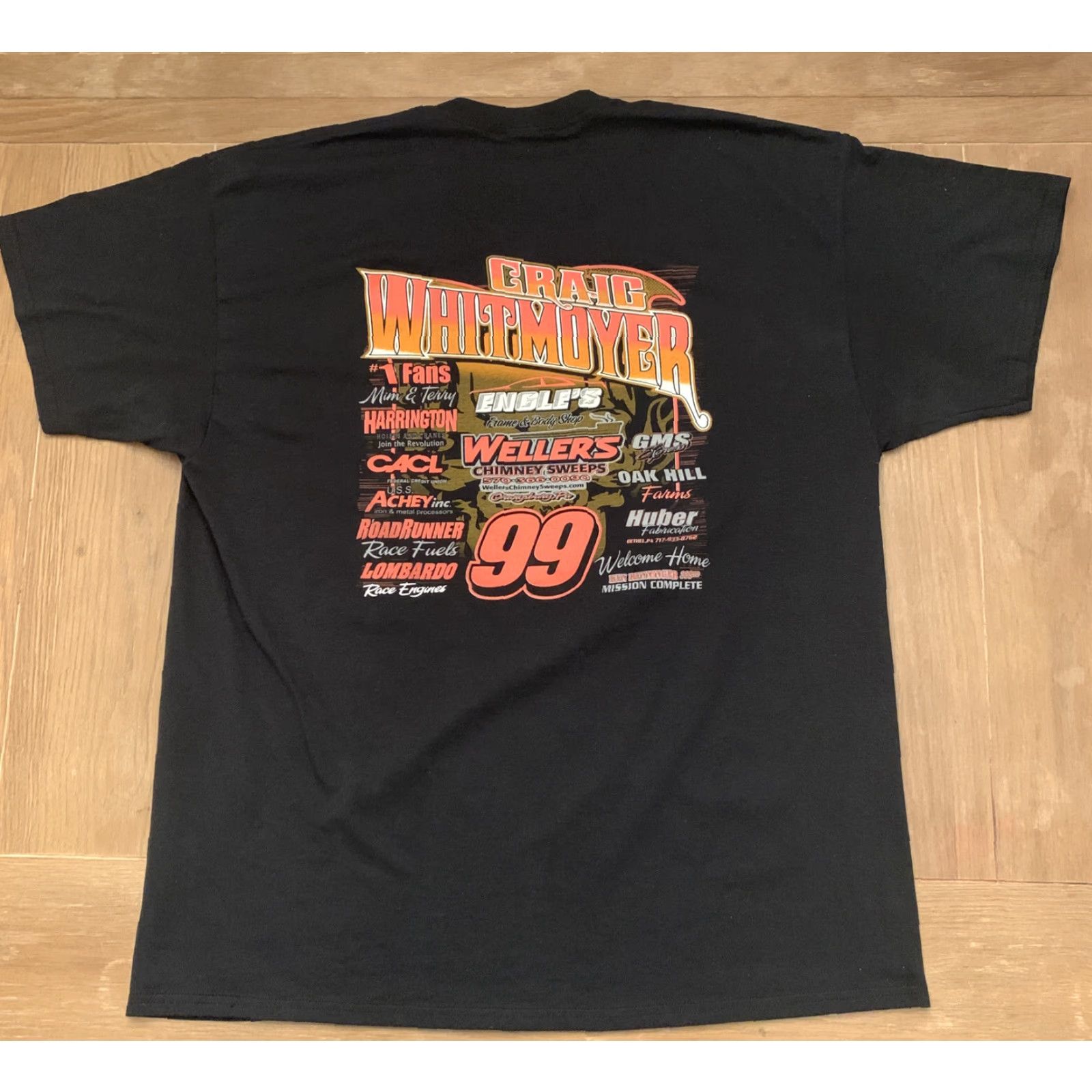 Jerzees Jerzees Craig Whitmoyer Modified Racing T Shirt Size XXL 2XL Black Men Regular Size T-Shirt Size US XXL / EU 58 / 5 - 4 Thumbnail