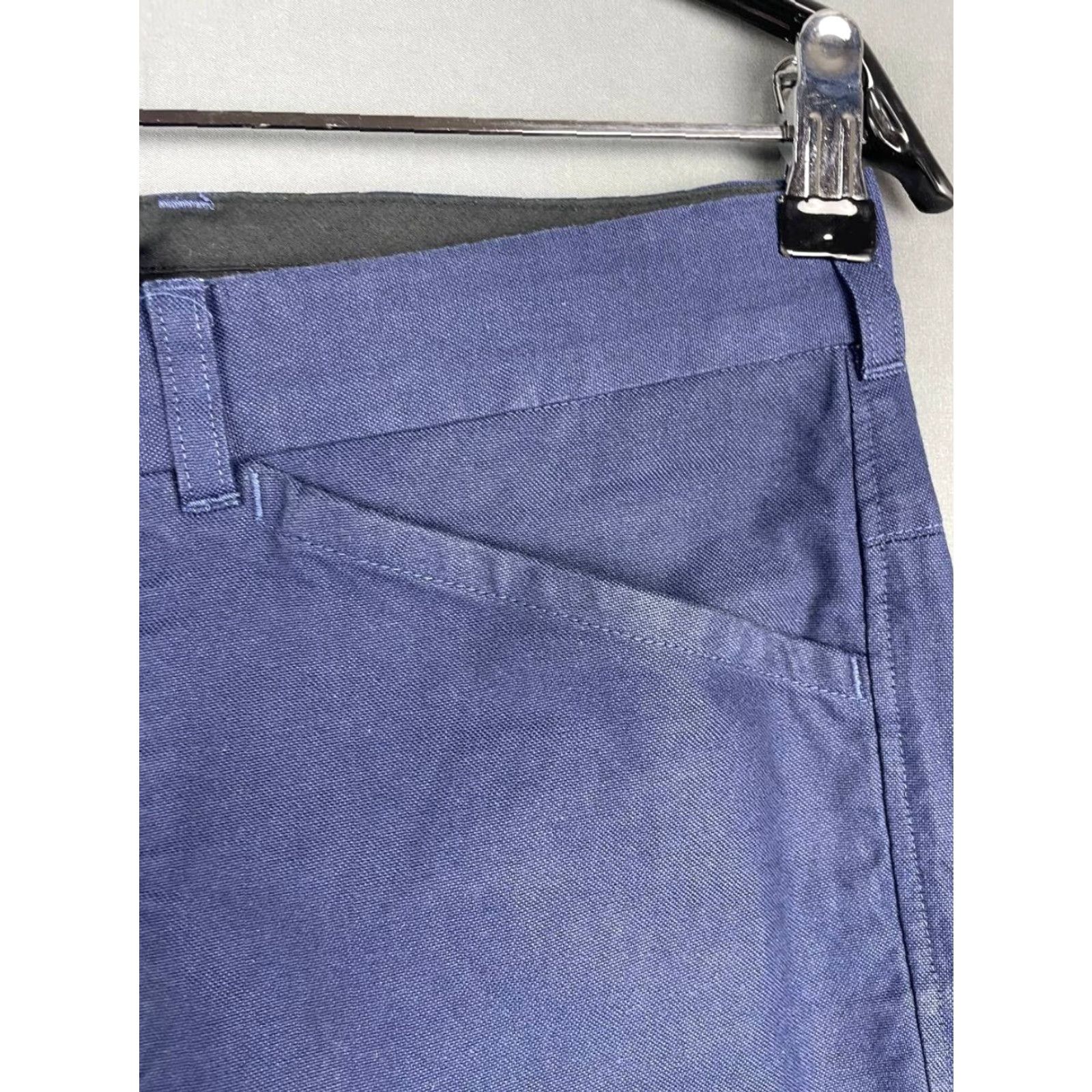 Fred Perry Fred Perry Mens Casual Pants Size L Blue Cotton Belt Loop High Rise Regular Size US 33 - 6 Thumbnail