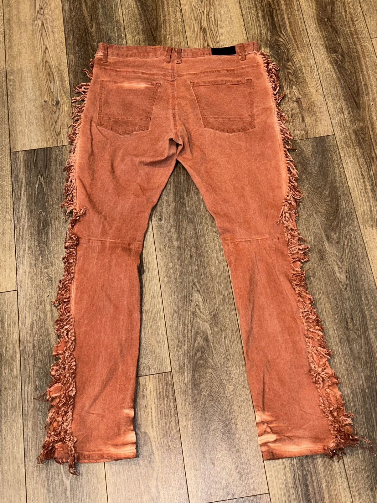 Designer × Smoke Rise Smoke Rise Red Stacked Denim US 36x36 Size US 36 / EU 52 - 2 Thumbnail