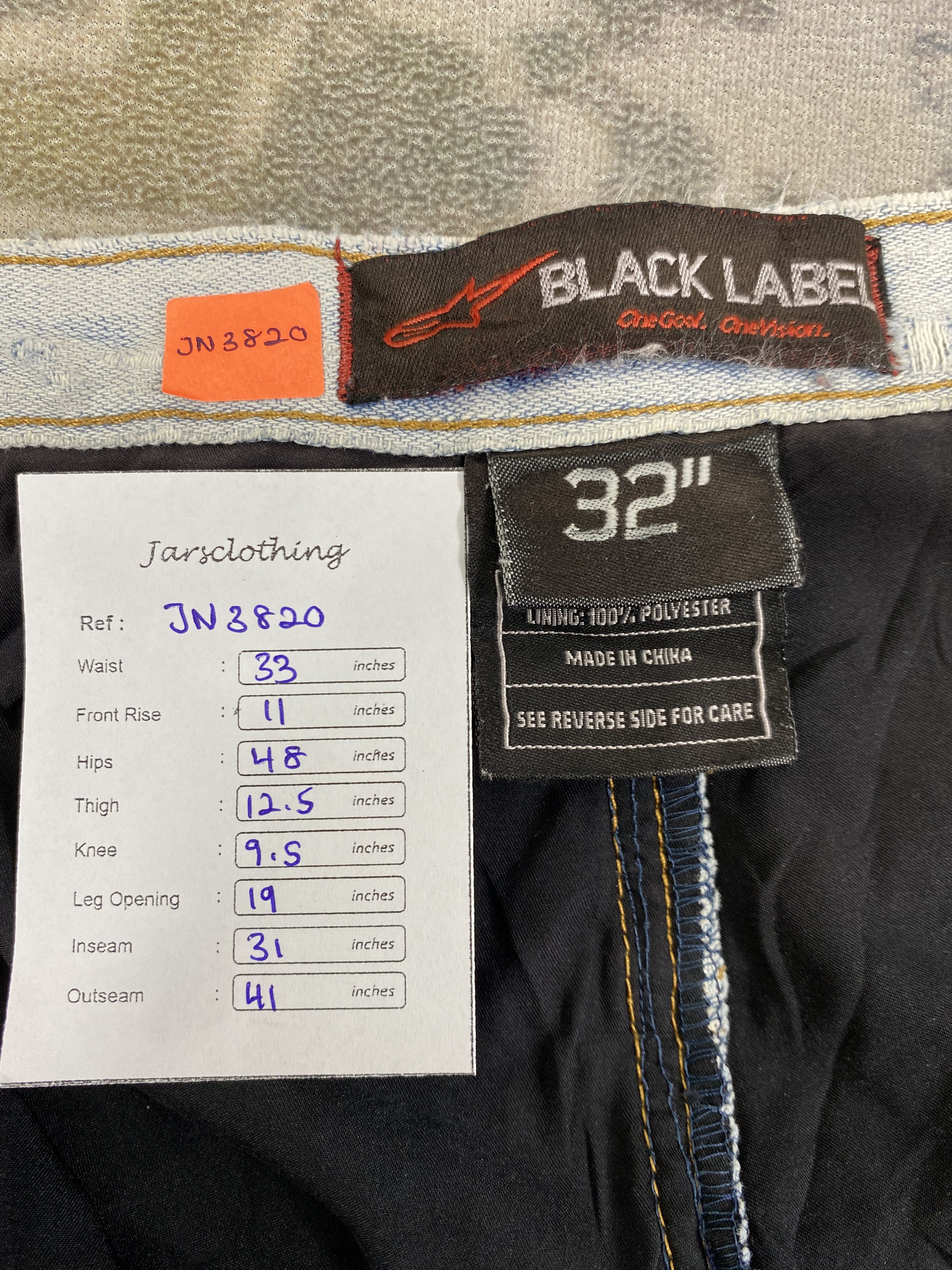 Alpinestars Vintage Alpinestars Distressed Jeans 33x31 Denim- JN3820 Size US 33 - 8 Thumbnail
