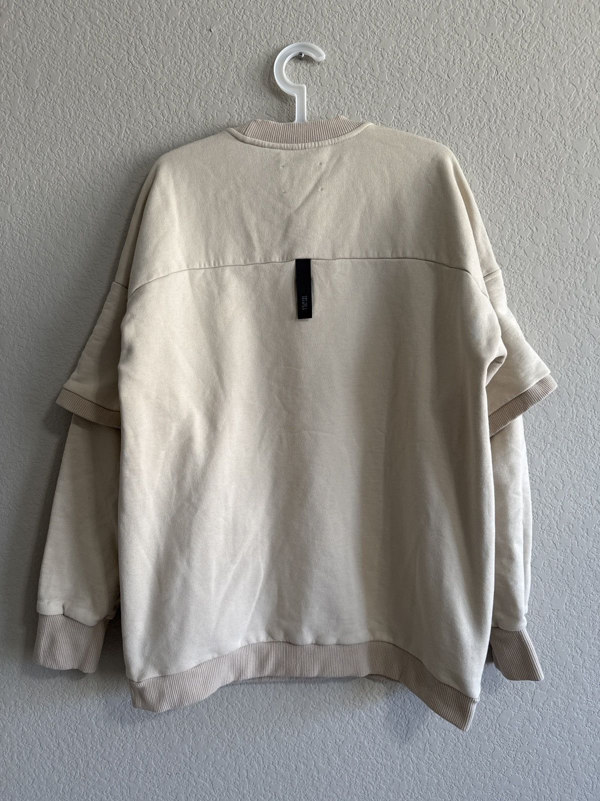 Templa Templa Beige Layered Sweatshirt Size US L / EU 52-54 / 3 - 5 Thumbnail