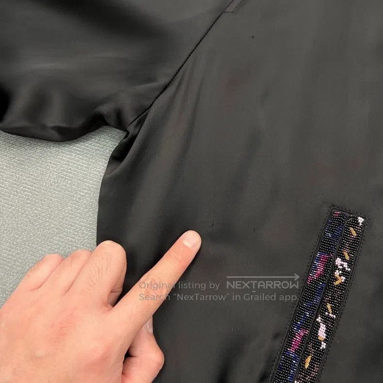 Saint Laurent Paris Saint Laurent Paris Rainbow Beaded Logo Baseball Jacket i Size US L / EU 52-54 / 3 - 5 Thumbnail