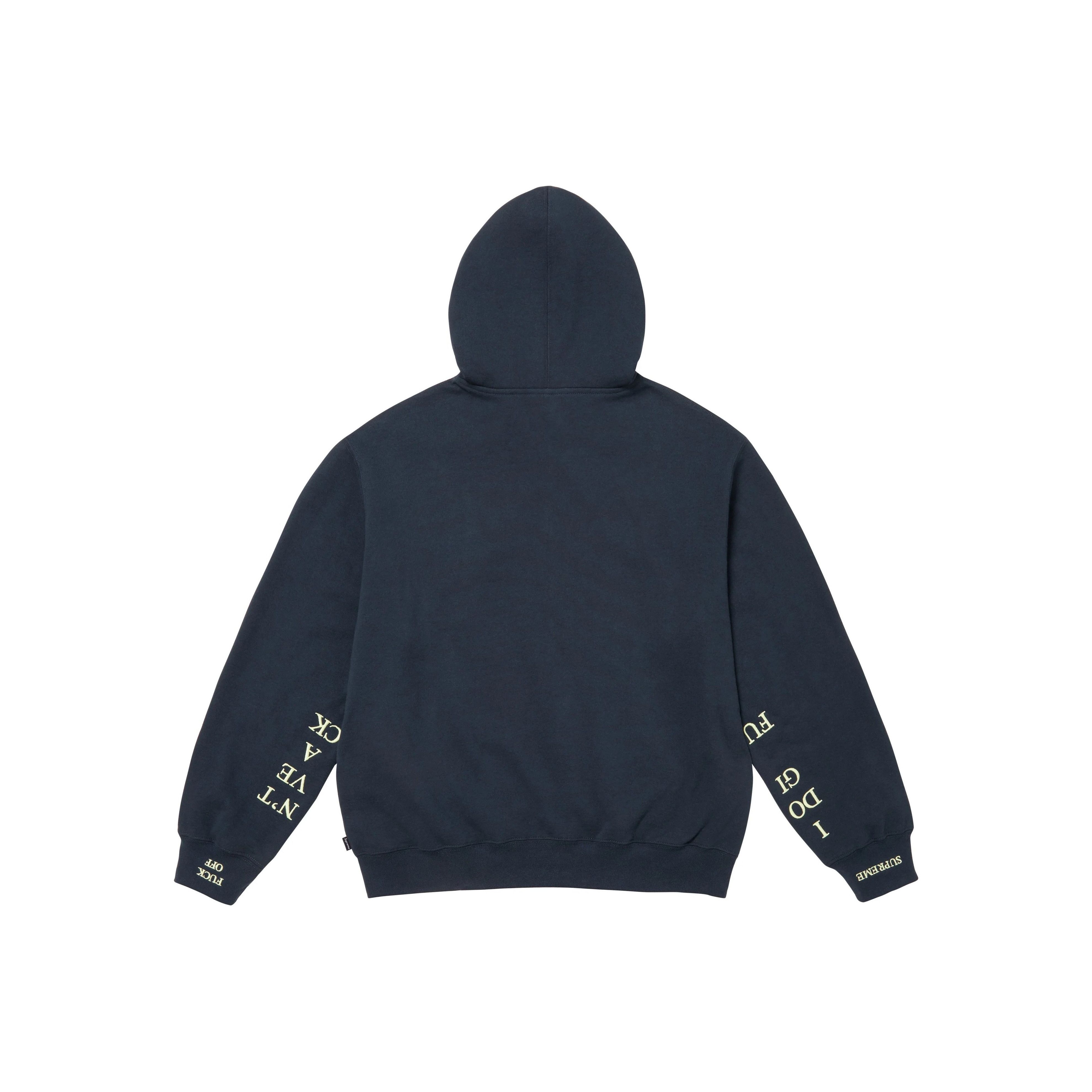 Supreme Supreme IDGAF Zip up hoodie | Grailed