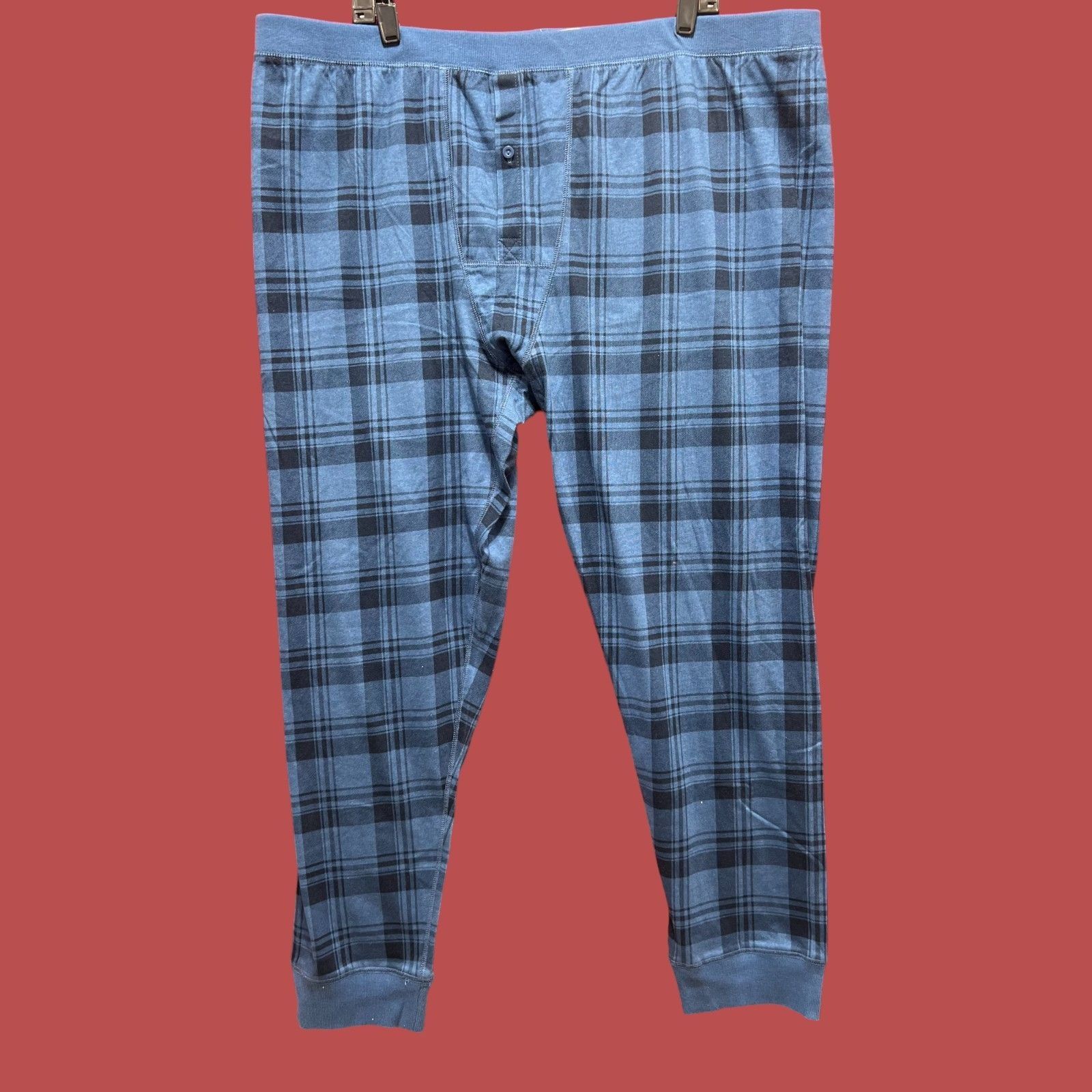Other Goodfellow - Men's Plaid Pajama Pants - Blue - XXL Size ONE SIZE - 13 Thumbnail
