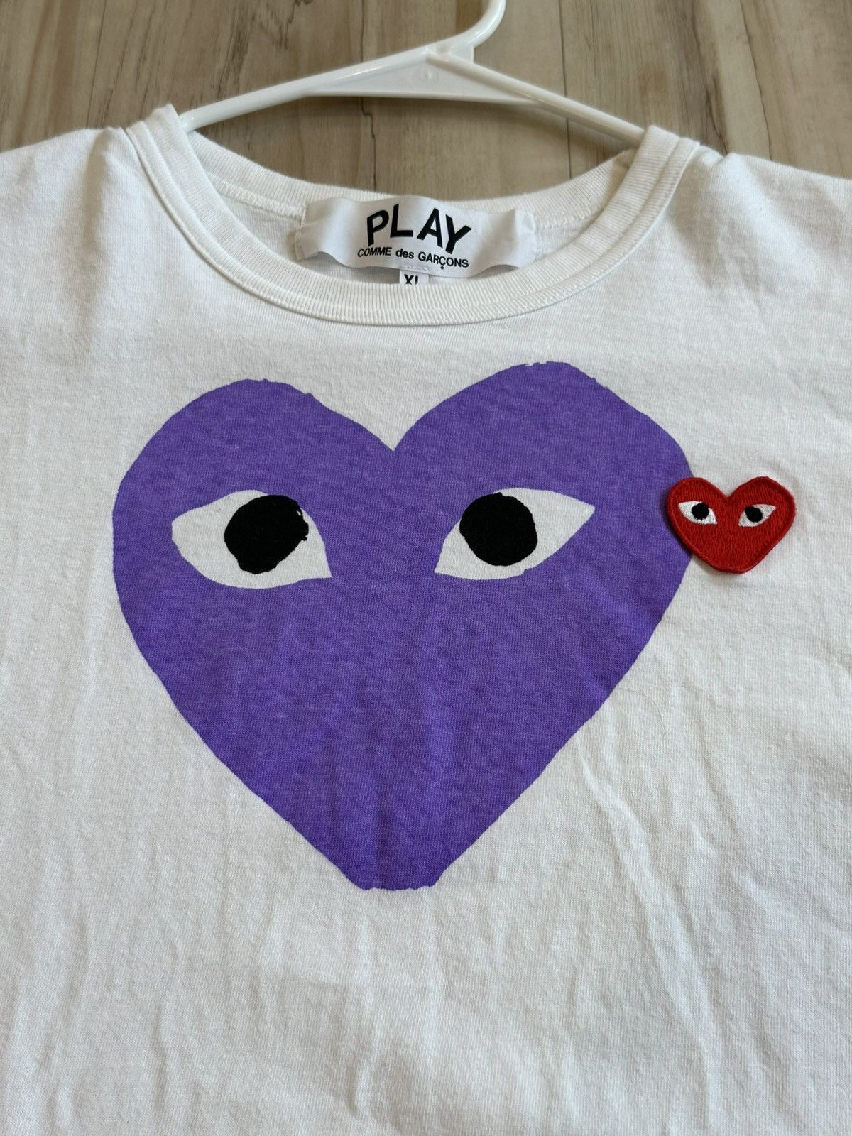 Comme des Garcons PLAY Comme des Garcons Men's Play T-Shirt Size XL Size US XL / EU 56 / 4 - 2 Thumbnail