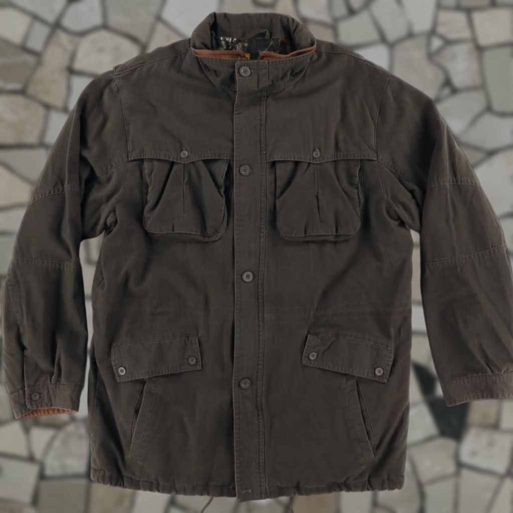 Vintage Browning Fleece Lined Chore Barn Coat Jacket Dark Green Men's L Shirt Size US L / EU 52-54 / 3 - 1 Thumbnail