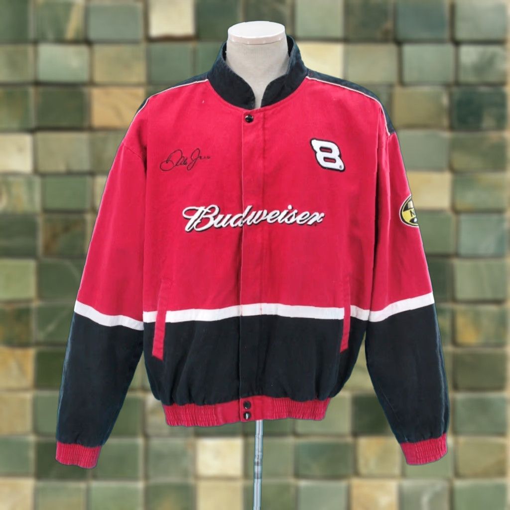 Budweiser Winner's Circle NASCAR Jacket Mens VTG 90s Red XL 1990s Budweiser Racing Jacket Men's Size US XL / EU 56 / 4 - 1 Thumbnail