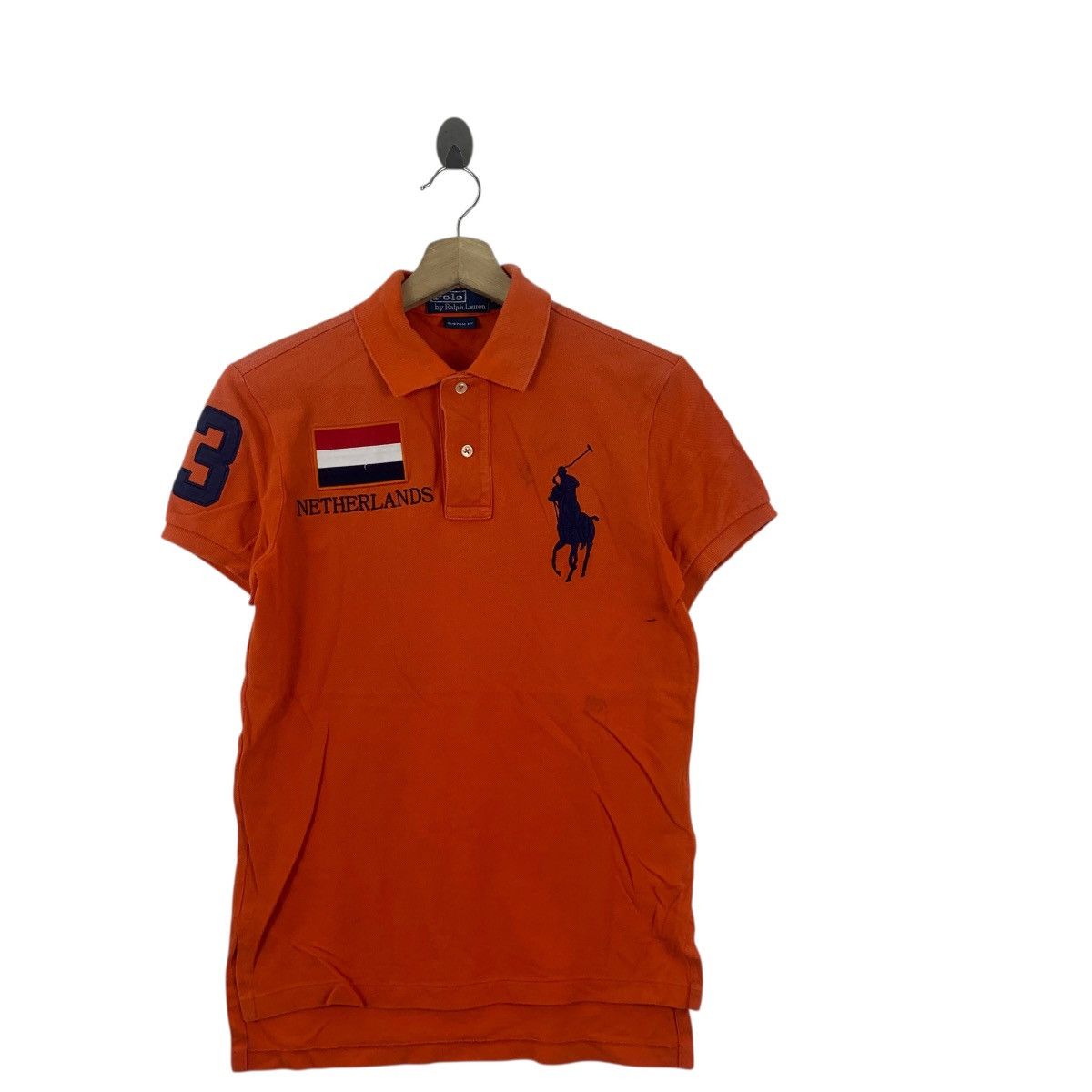 Polo Ralph Lauren Vintage POLO RALPH LAUREN Netherlands Team Tee Shirt Top Size S / US 4 / IT 40 - 4 Thumbnail