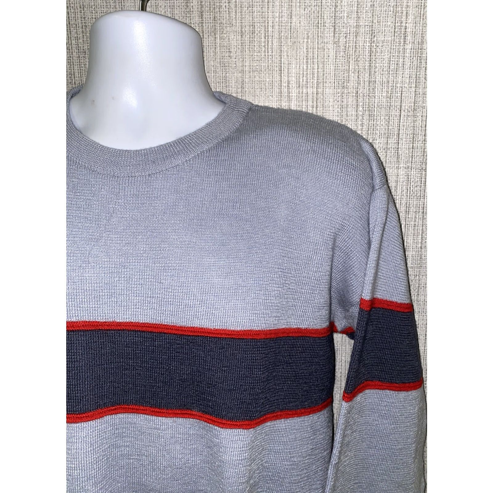 Vintage VINTAGE Mount Cervin Sweater Crewneck Men L Gray Wool/Acrylic Solid Size US L / EU 52-54 / 3 - 2 Thumbnail