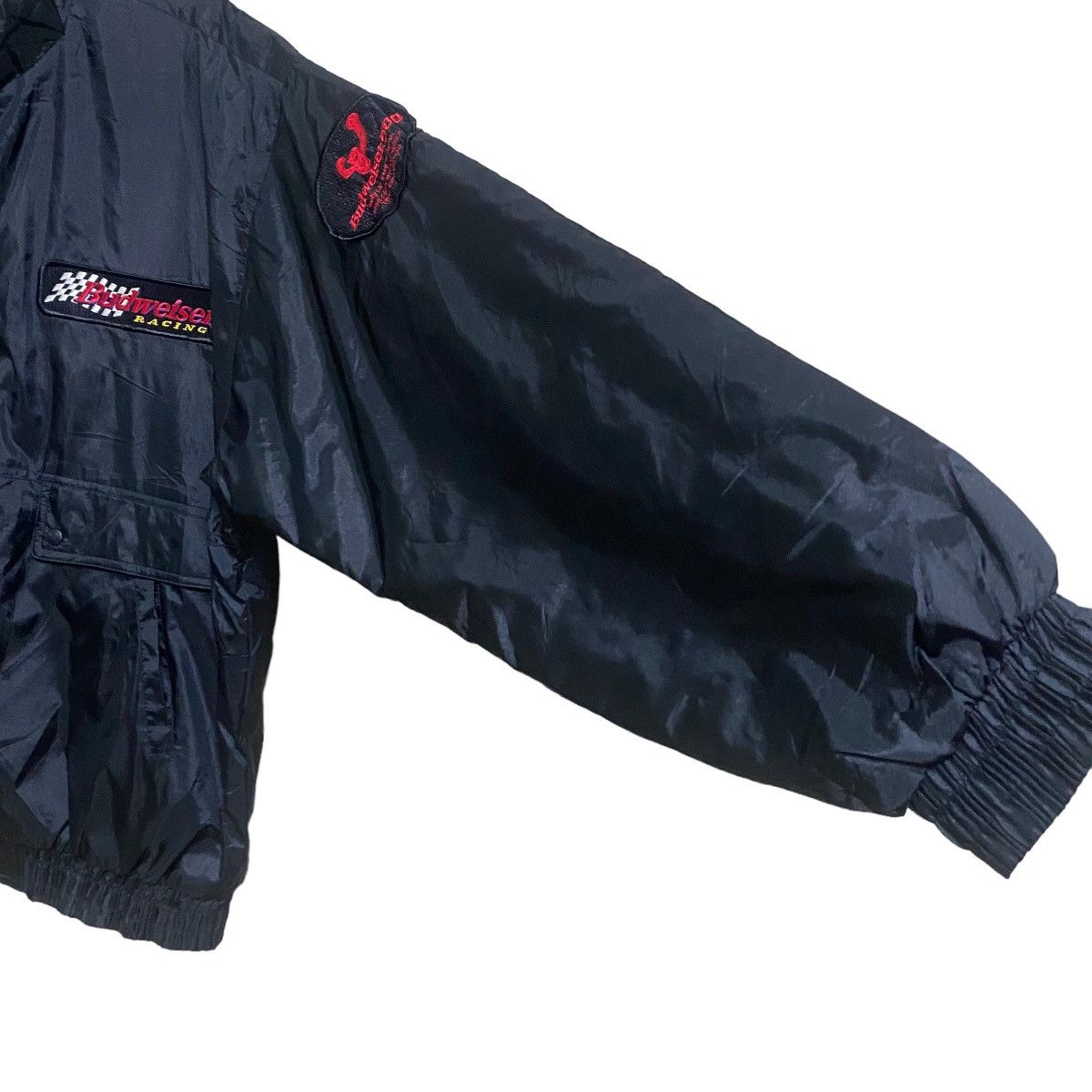 Vintage Vintage 1998 Budweiser Racing Bomber Jacket Size US XL / EU 56 / 4 - 6 Thumbnail