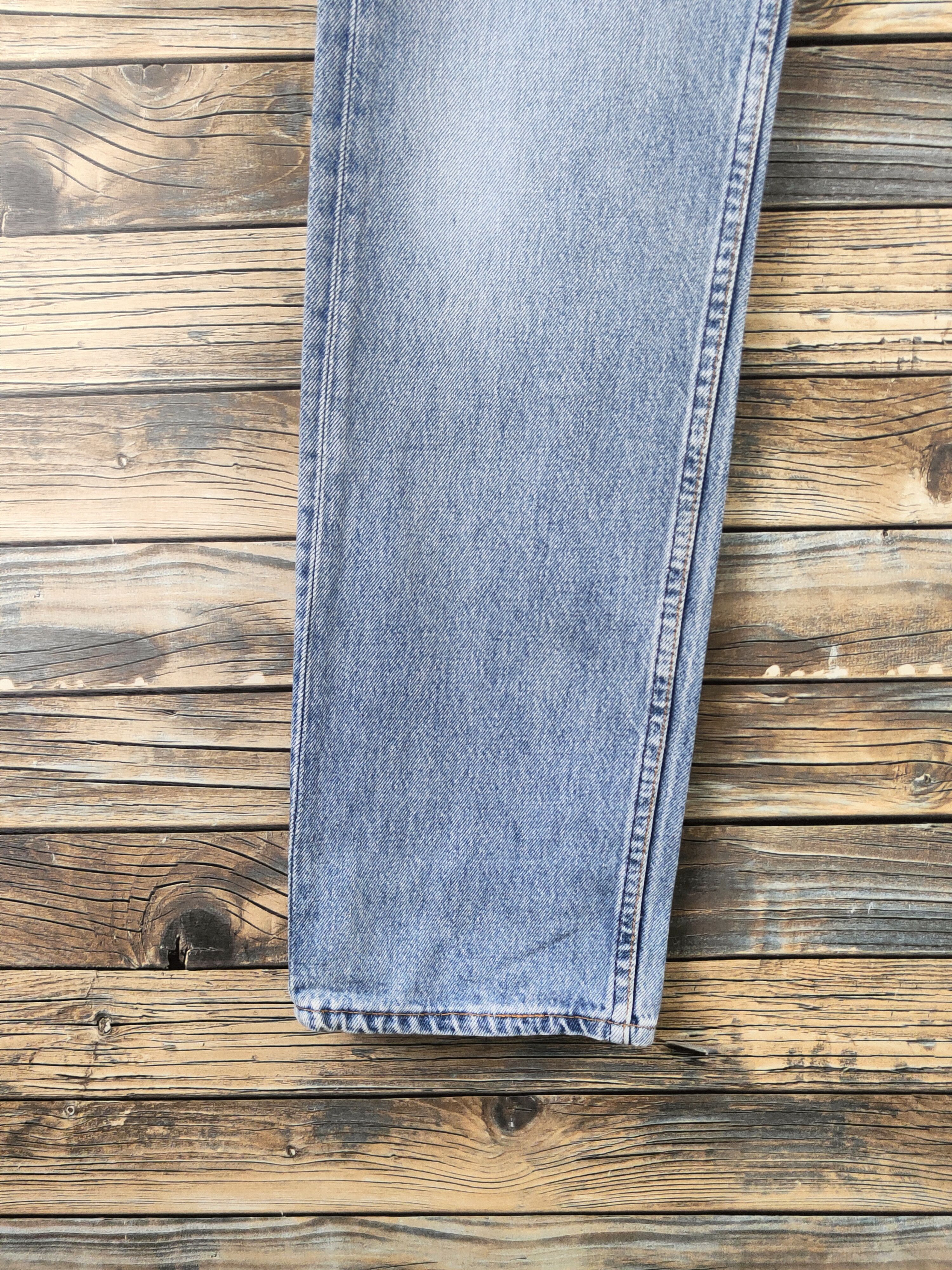 Levi's 501 Levi's Blue Distressed Ripped Jeans #S2809 Size US 31 - 4 Thumbnail