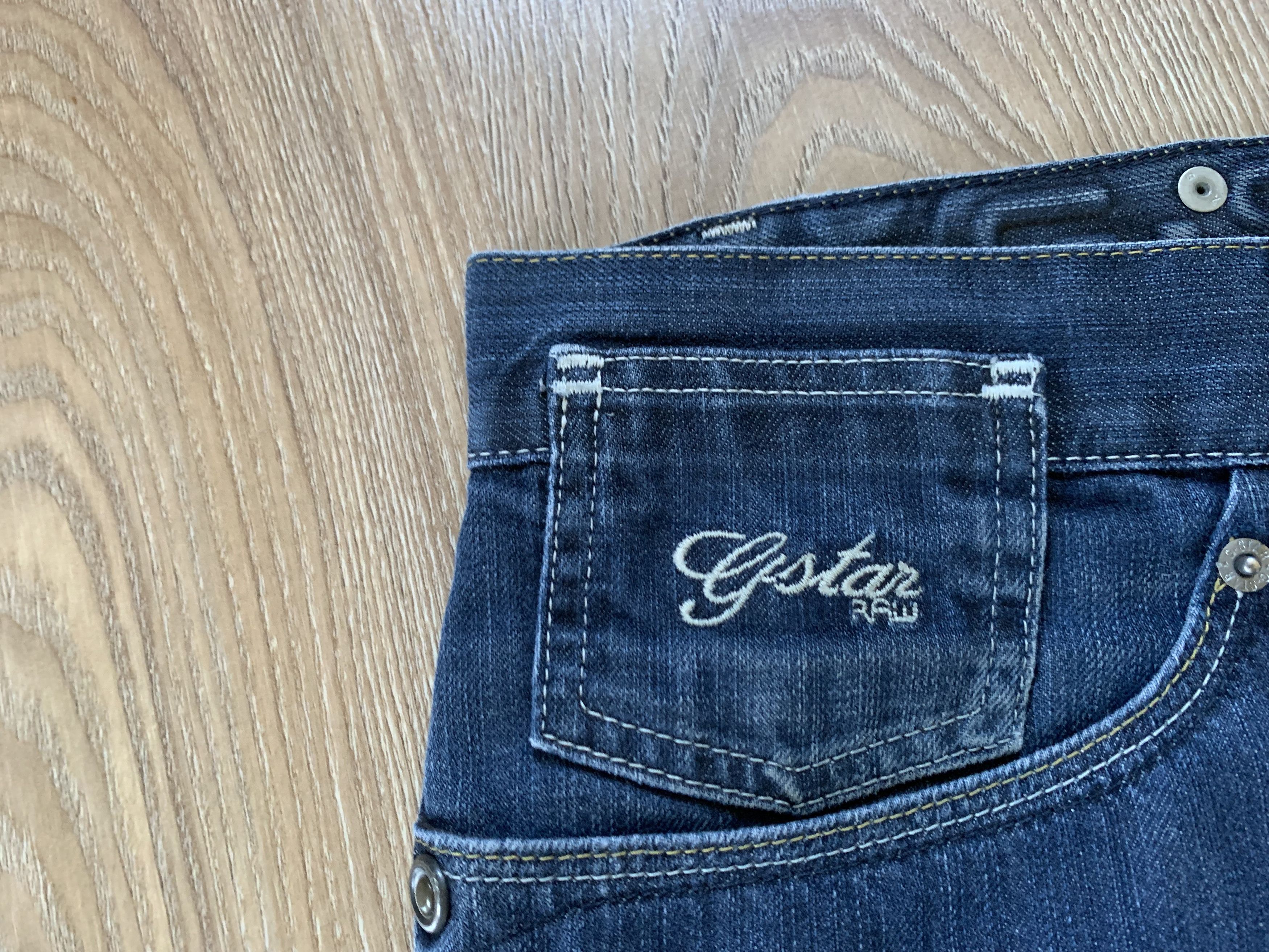 G-Star × Vintage Vintage G Star Raw 3301 Distressed Denim Jeans Size US 34 / EU 50 - 7 Thumbnail