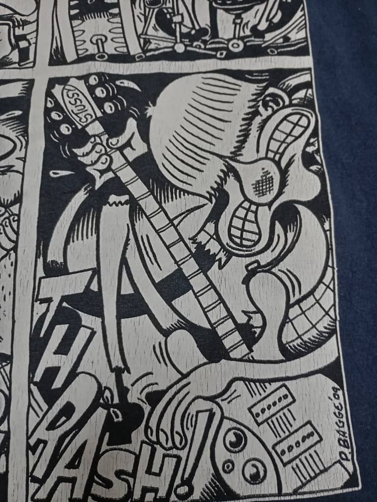 Band Tees × Stussy × Vintage Vintage faded Stussy x Peter Bagge Size US L / EU 52-54 / 3 - 11 Thumbnail