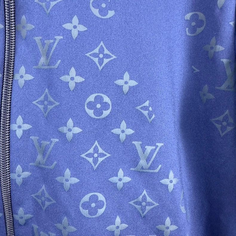 Louis Vuitton Louis Vuitton Full-print hooded zip-up fitted long-sleeve Size US L / EU 52-54 / 3 - 4 Thumbnail