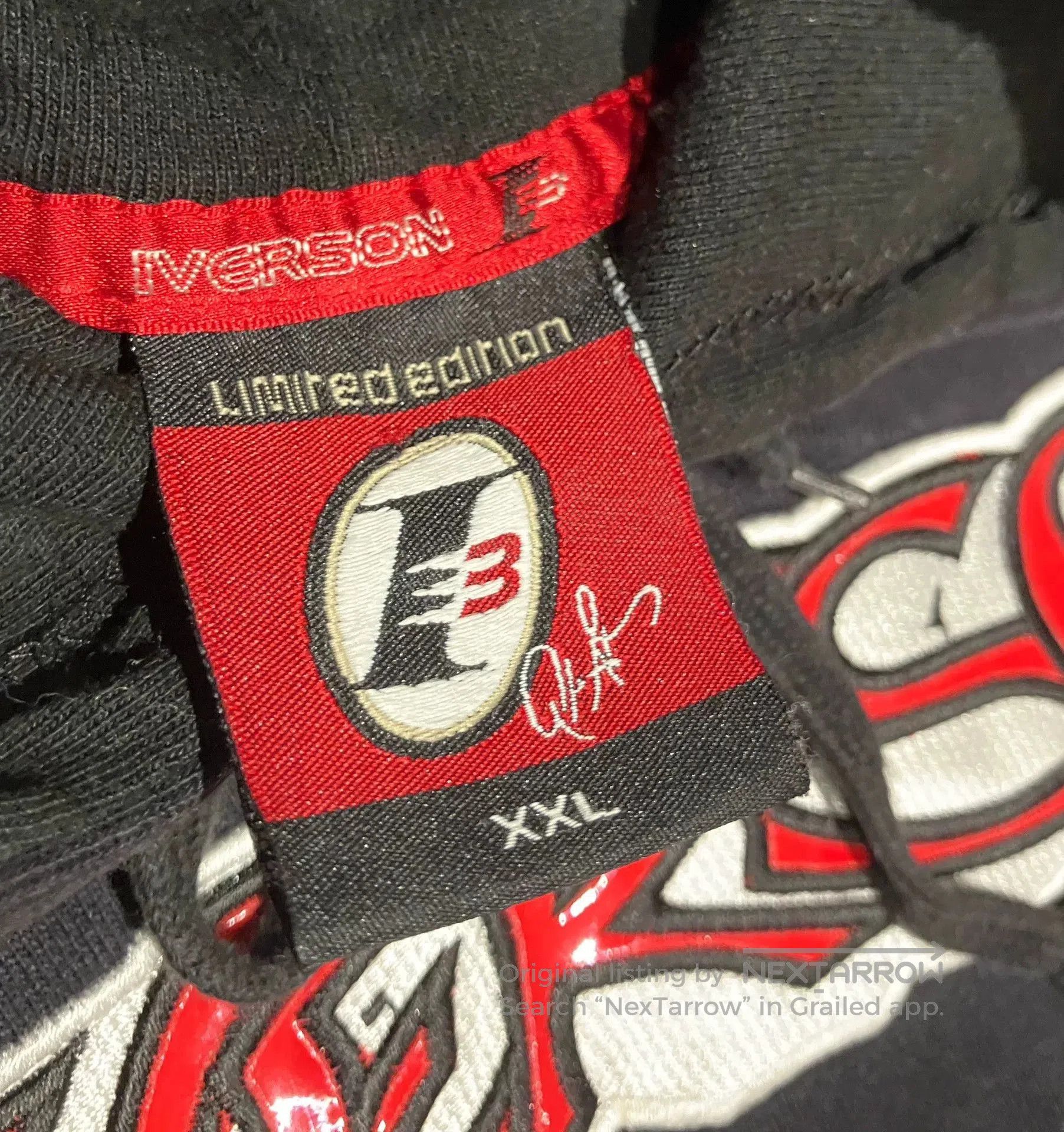 Vintage Vintage Reebok Iverson Hoodie Oversized. Size US L / EU 52-54 / 3 - 4 Thumbnail
