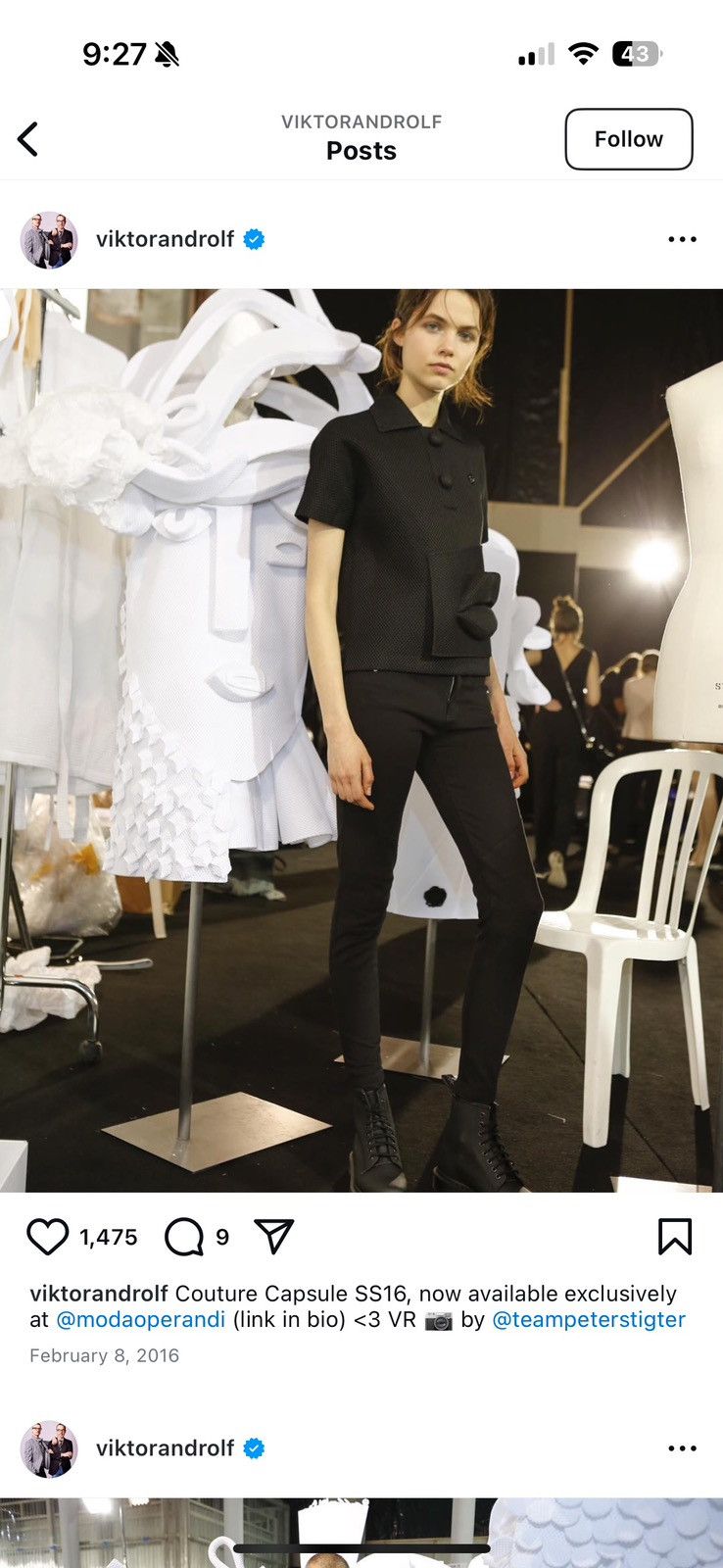 Viktor & Rolf Rare Viktor & Rolf atelier Demi couture 3D tech polo fr 36 Size XS / US 0-2 / IT 36-38 - 12 Thumbnail