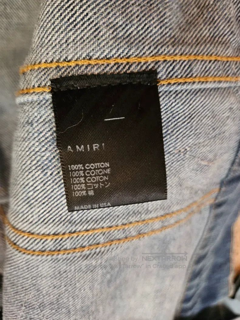 Amiri Amiri Classic Star Joint Denim Jacket Size M Size US M / EU 48-50 / 2 - 7 Thumbnail