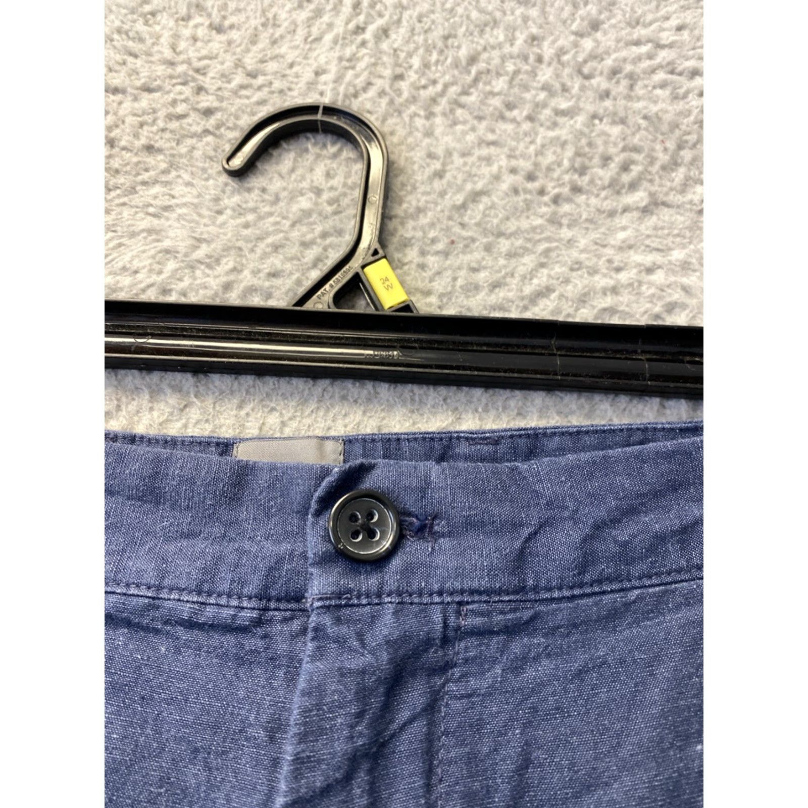 Gap GAP Men's Flat Front Navy Shorts Size 36 Linen Blend Adult /129-29 Size US 36 / EU 52 - 2 Thumbnail