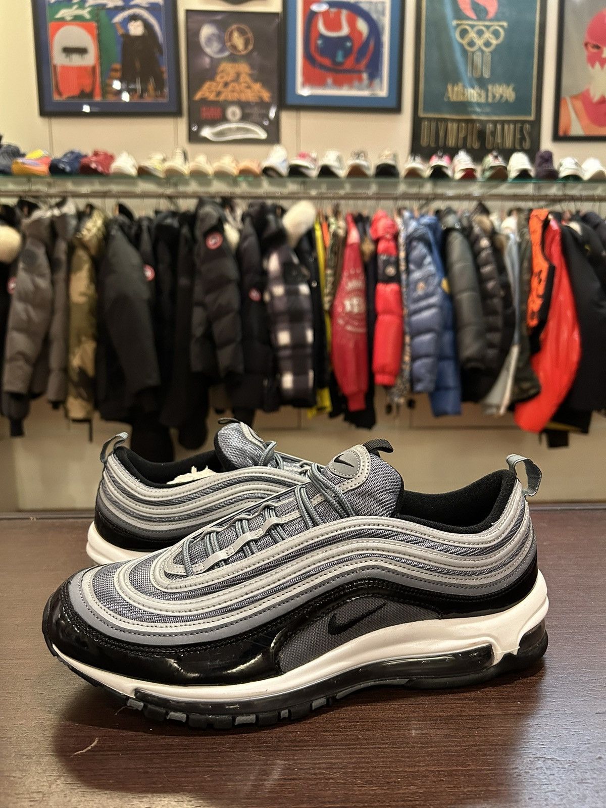 Nike Air Max 97 Cool Grey Black Patent
