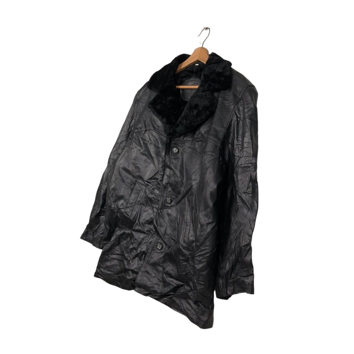 Japanese Brand VINTAGE GENUINE LEATHER JACKET BIKE BRUMAS MINK FUR BLANKET Size US S / EU 44-46 / 1 - 4 Thumbnail