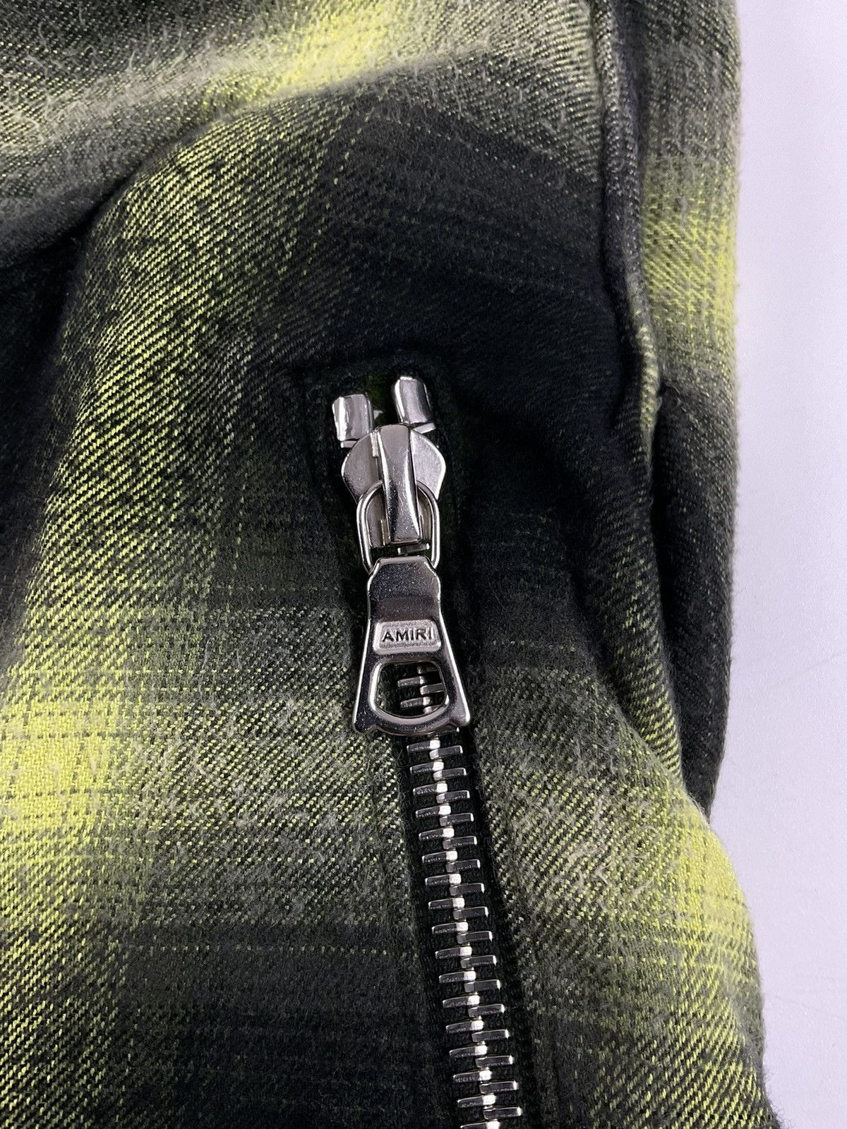 Amiri Amiri S/S'19 Raw Hem Flannel Waist Wrap Shirt Size US M / EU 48-50 / 2 - 8 Thumbnail