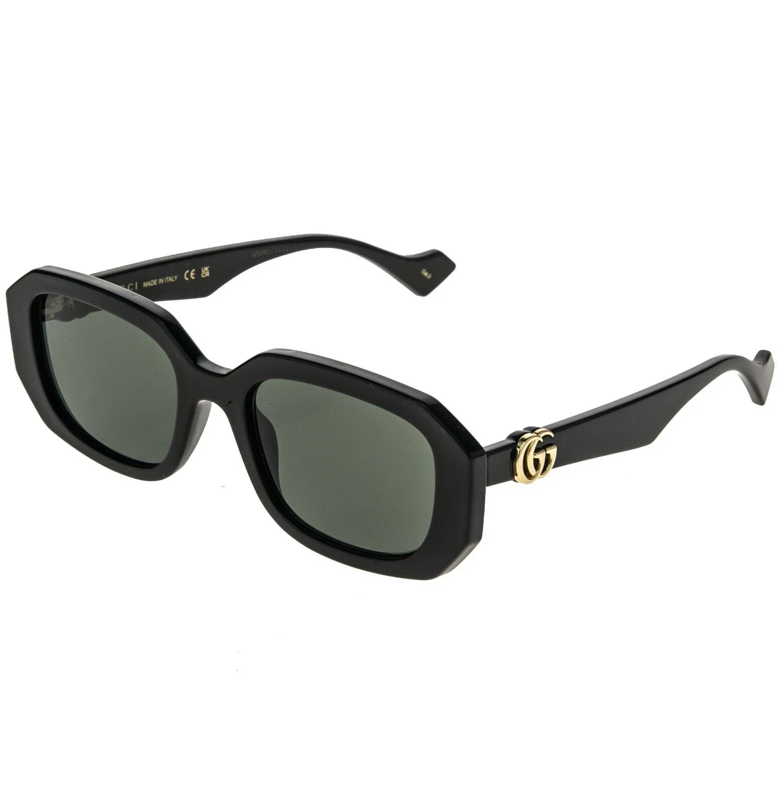 Gucci GUCCI Black 1535 Geometric Gold Gg1535S Sunglasses 001 Size ONE SIZE - 6 Thumbnail