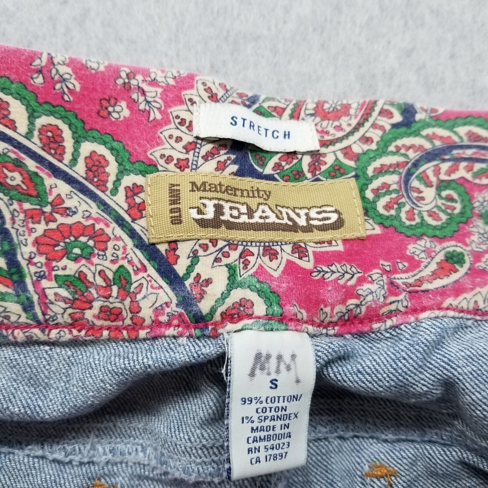 Old Navy Old Navy Maternity Jeans Womens S Blue Denim Stretch Bermuda Size 26" / US 2 / IT 38 - 7 Thumbnail