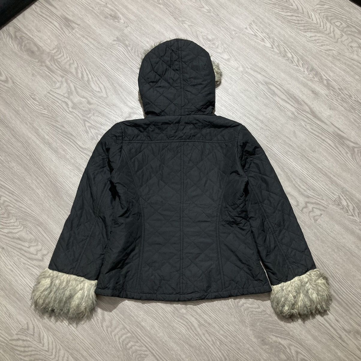 If Six Was Nine 2000s Uniqlo Winter Quilted Fur Trim Jacket Punk Style Size L / US 10 / IT 46 - 13 Thumbnail