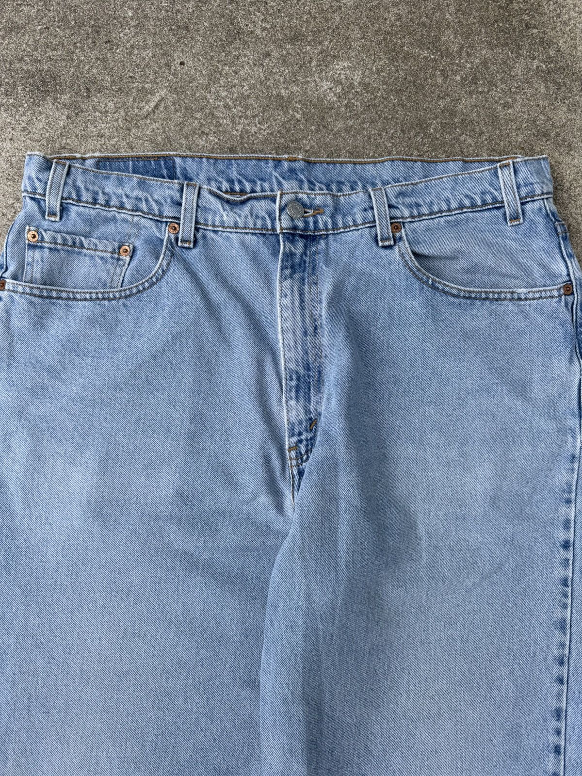 Levi's × Vintage Vintage 90’s Levis 550 Relaxed Loose Fit Light Jeans 38x31 Size US 38 / EU 54 - 4 Thumbnail