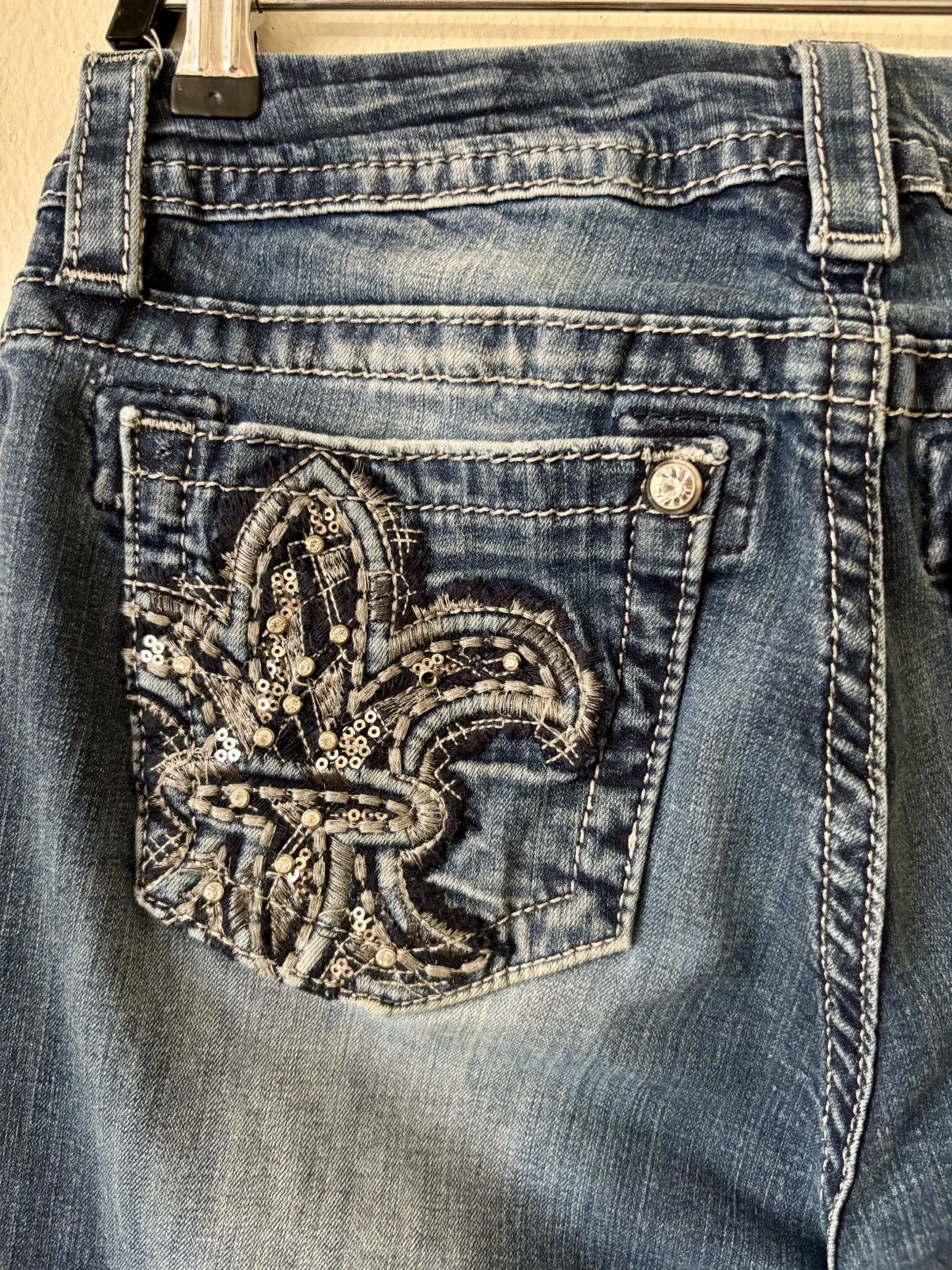 Miss Me Y2K Miss Me Mid Rise Easy Bootcut Jeans Size 31" - 4 Thumbnail