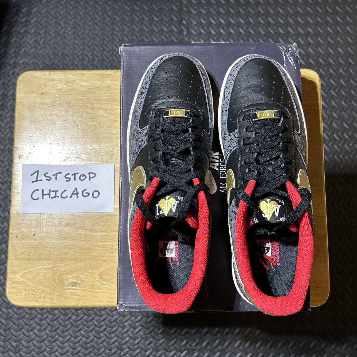 Nike Nike Air Force 1 Low ‘07 LX Spades DJ5184-001 Men’s 10.5 NEW Size US 10.5 / EU 43-44 - 5 Thumbnail