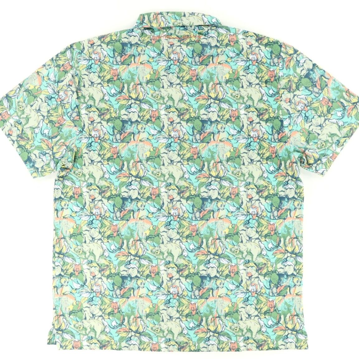Vintage William Murray It's Like a Jungle Golf Stretch Polo Shirt Green Men's XL Size US XL / EU 56 / 4 - 4 Thumbnail