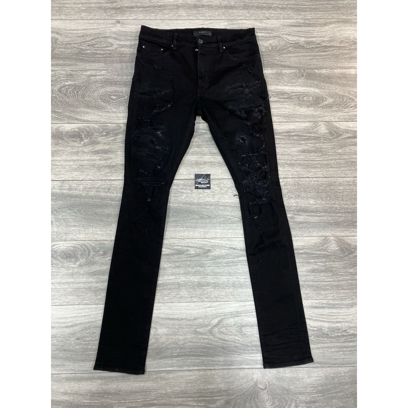 Amiri Amiri Denim Jeans ' Black ' | GREAT COND | 100% AUTHENTIC! Size US 31 - 1 Thumbnail
