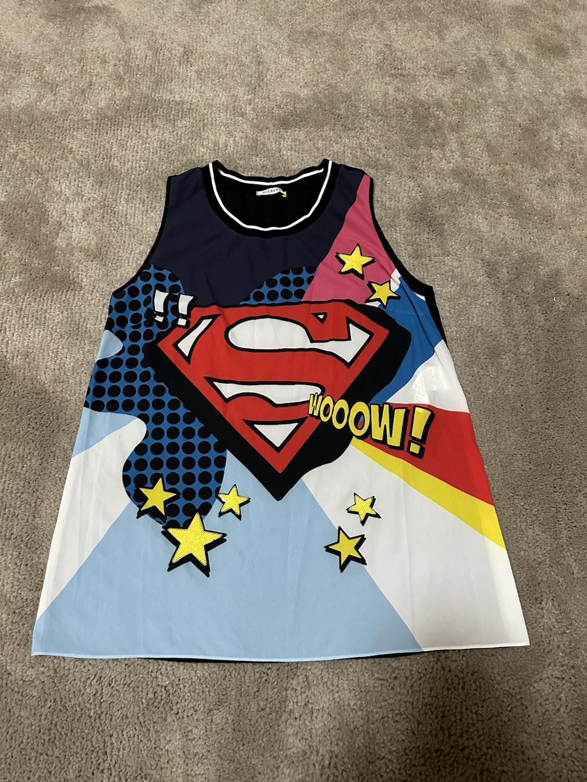 Iceberg Iceberg Superman Tank Top sz 42 Size M / US 6-8 / IT 42-44 - 1 Thumbnail