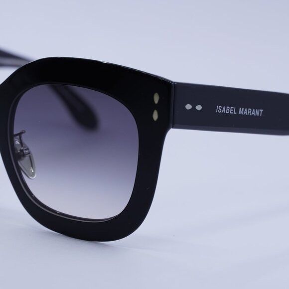 Isabel Marant Isabel Marant IM0002/S 0807 9O Black/Grey Sunglasses Size ONE SIZE - 6 Thumbnail
