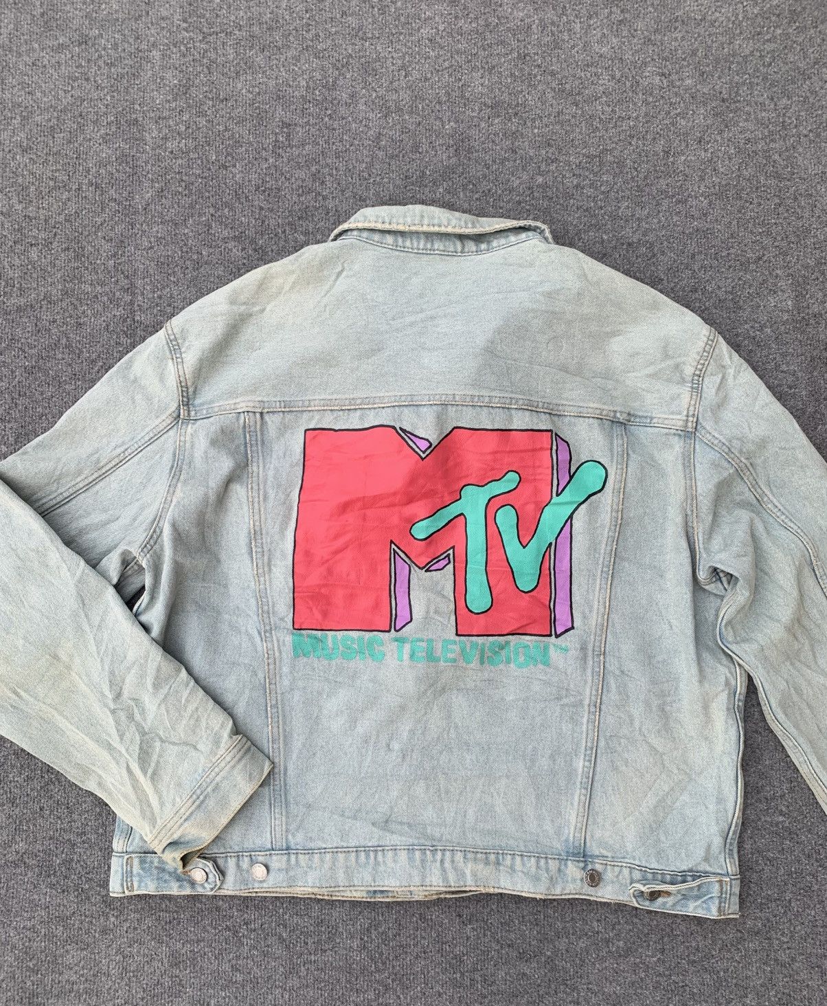 Mtv Mtv jacket jeans light blue. Size US XL / EU 56 / 4 - 2 Thumbnail