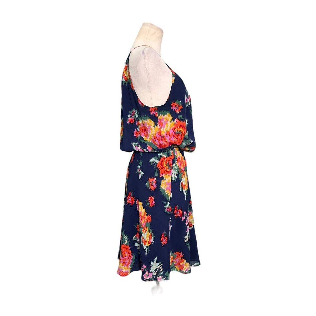 Joie Joie Makana blue floral lined dress size Large Size L / US 10 / IT 46 - 16 Thumbnail