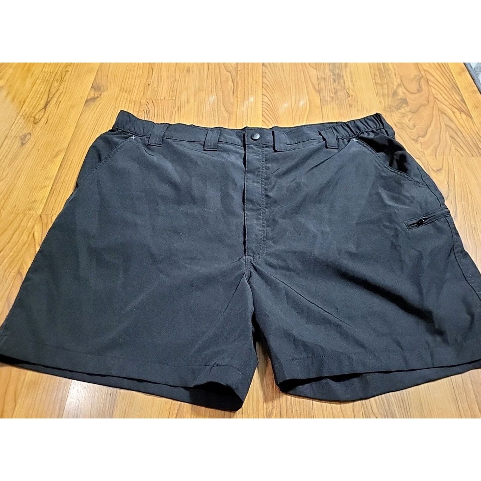 Wrangler VINTAGE? No — Wrangler Outdoor Performance Series Shorts Cargo Men 44" Black 5" Inseam Pockets Outdoor Size US 44 / EU 60 - 3 Thumbnail