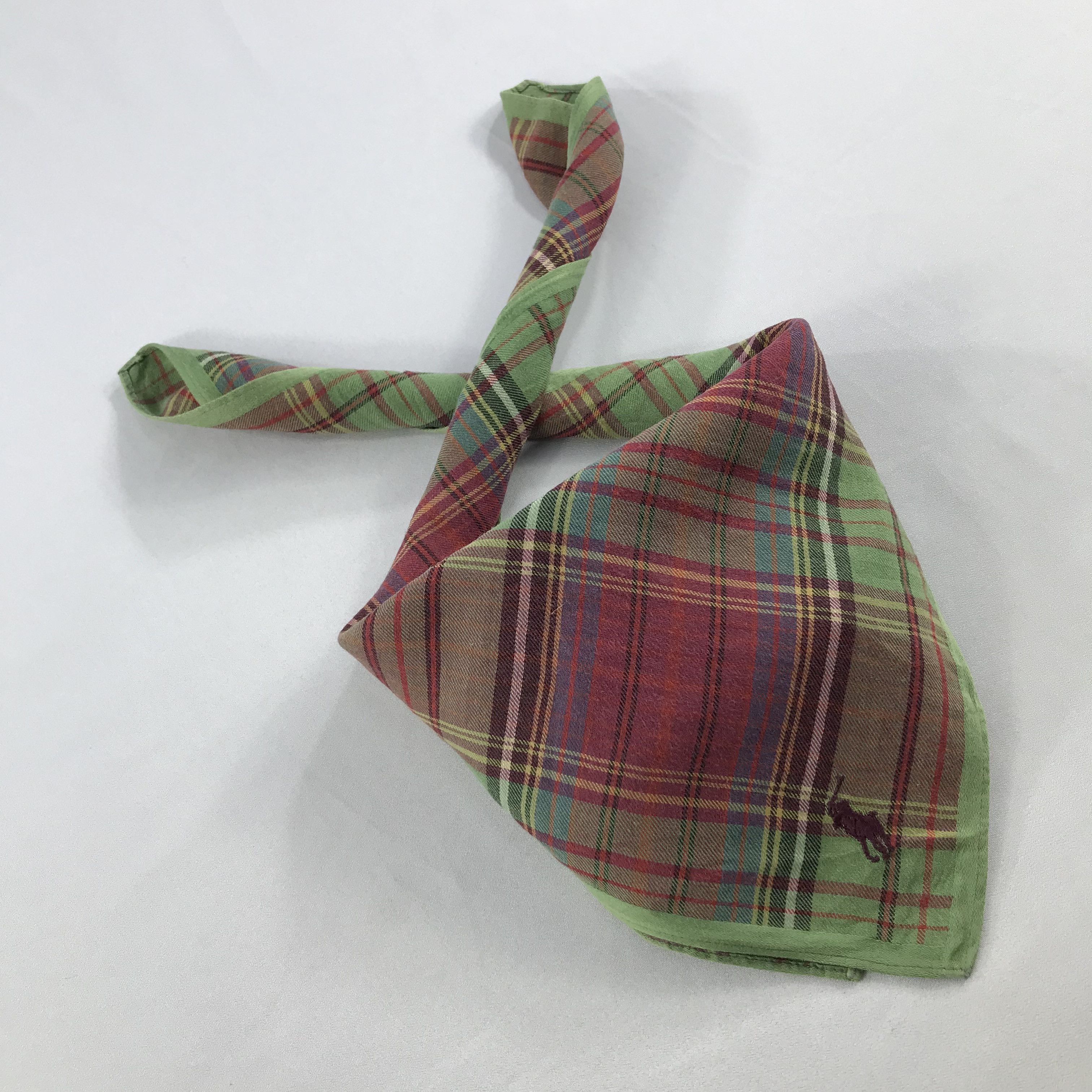 Polo Ralph Lauren × Vintage Polo Ralph Lauren Bandana / Handkerchief/Neckerchief -S2767A Size ONE SIZE - 4 Thumbnail
