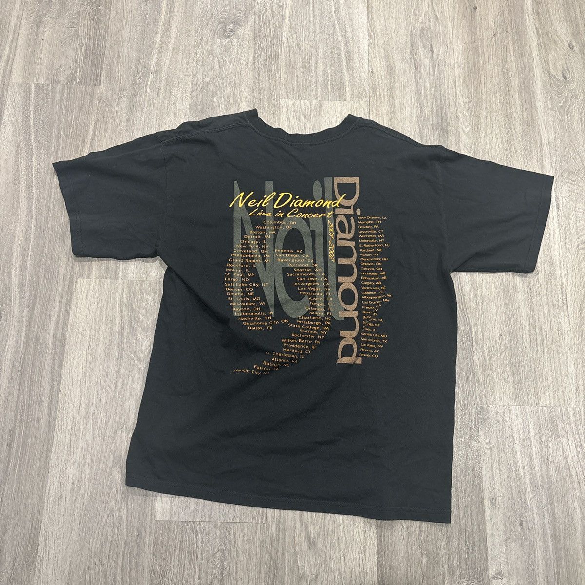 Other 2002 Neil Diamond Tee Size US L / EU 52-54 / 3 - 3 Thumbnail