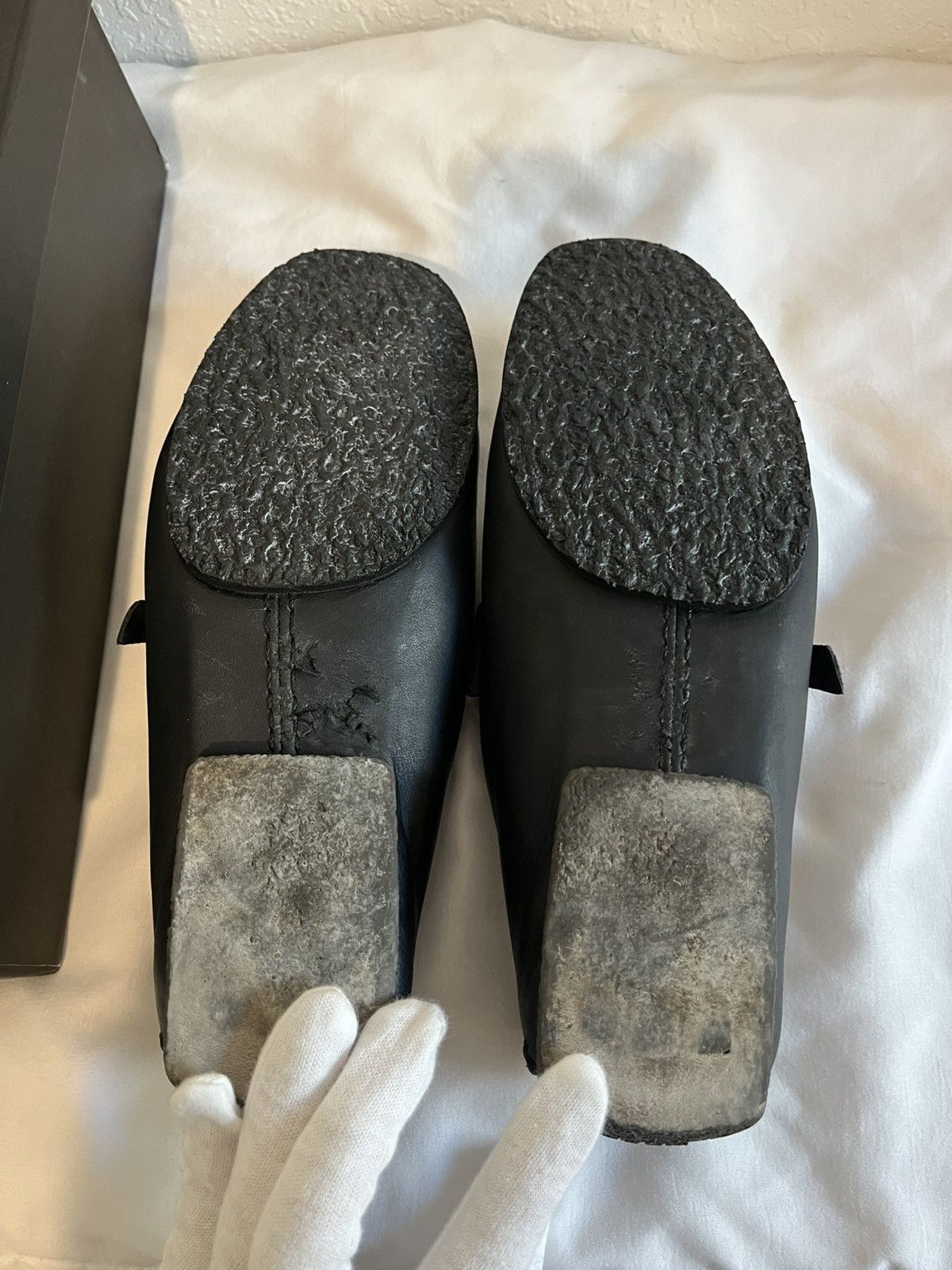 Gucci Gucci Black Leather Driving Loafers Size US 6 / IT 36 - 6 Thumbnail