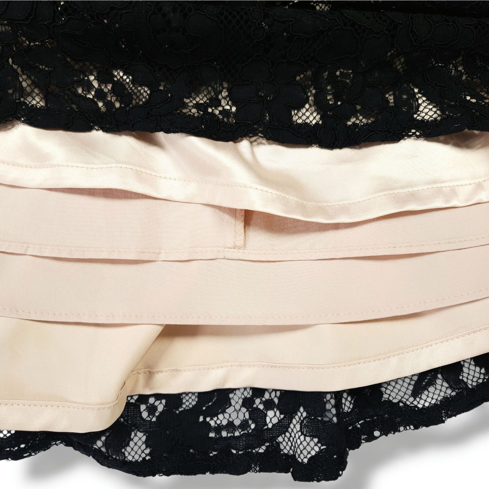 Other Eliza J Sleeveless Lace Cocktail Event Dress Black Nude 10 Size L / US 10 / IT 46 - 5 Thumbnail