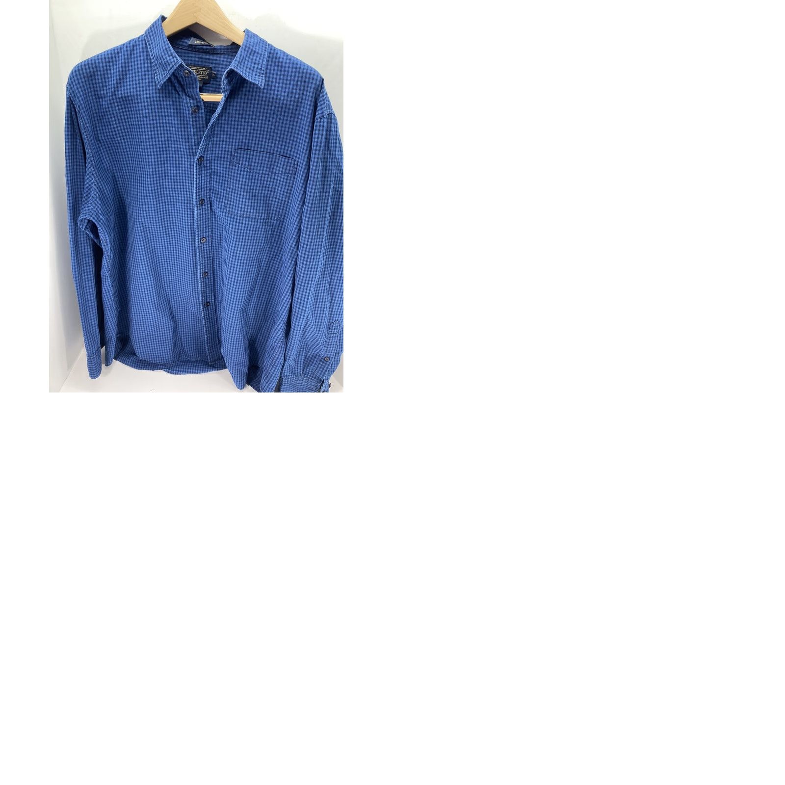 Pendleton VINTAGE Pendleton Tennyson Shirt Men XL Blue Check Button Long Sleeve 100% Cotton Men XL Blue Check Button-Up Shirt Size US XL / EU 56 / 4 - 9 Thumbnail