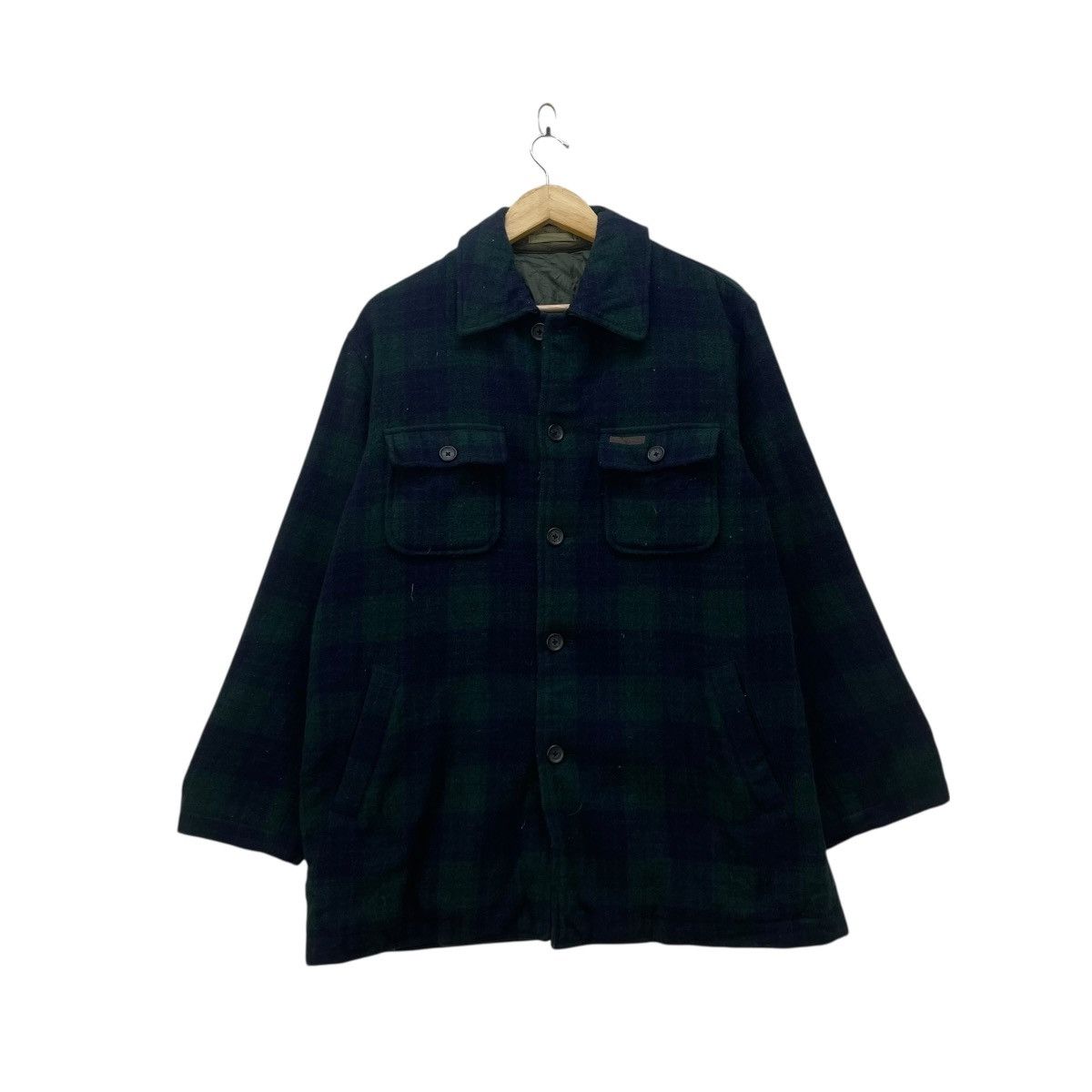 🔥Vintage Crocodile Plaid Tartan Jacket