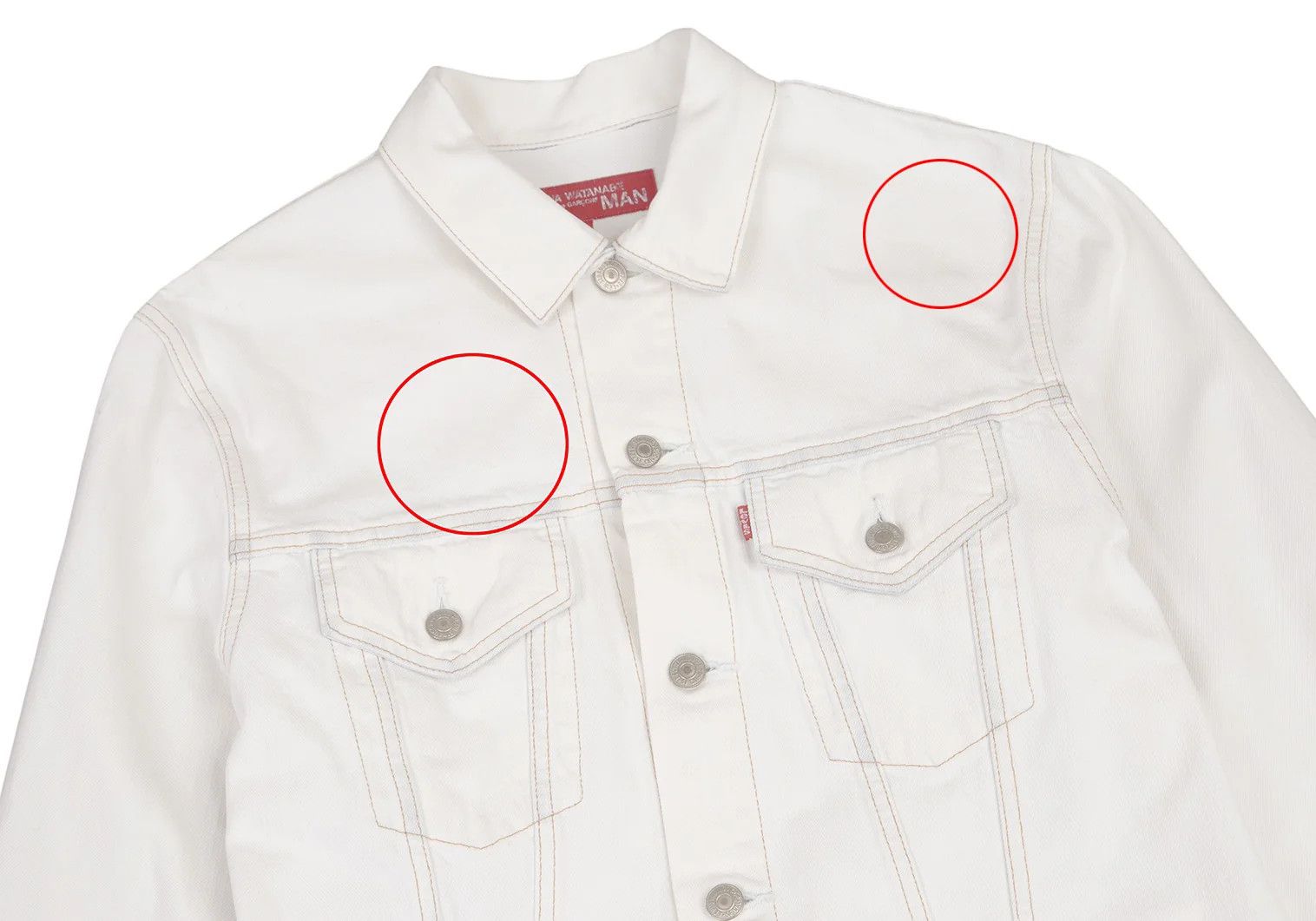Junya Watanabe White 3rd Dyed Corsocomo Print Denim Jacket L Size US L / EU 52-54 / 3 - 10 Thumbnail