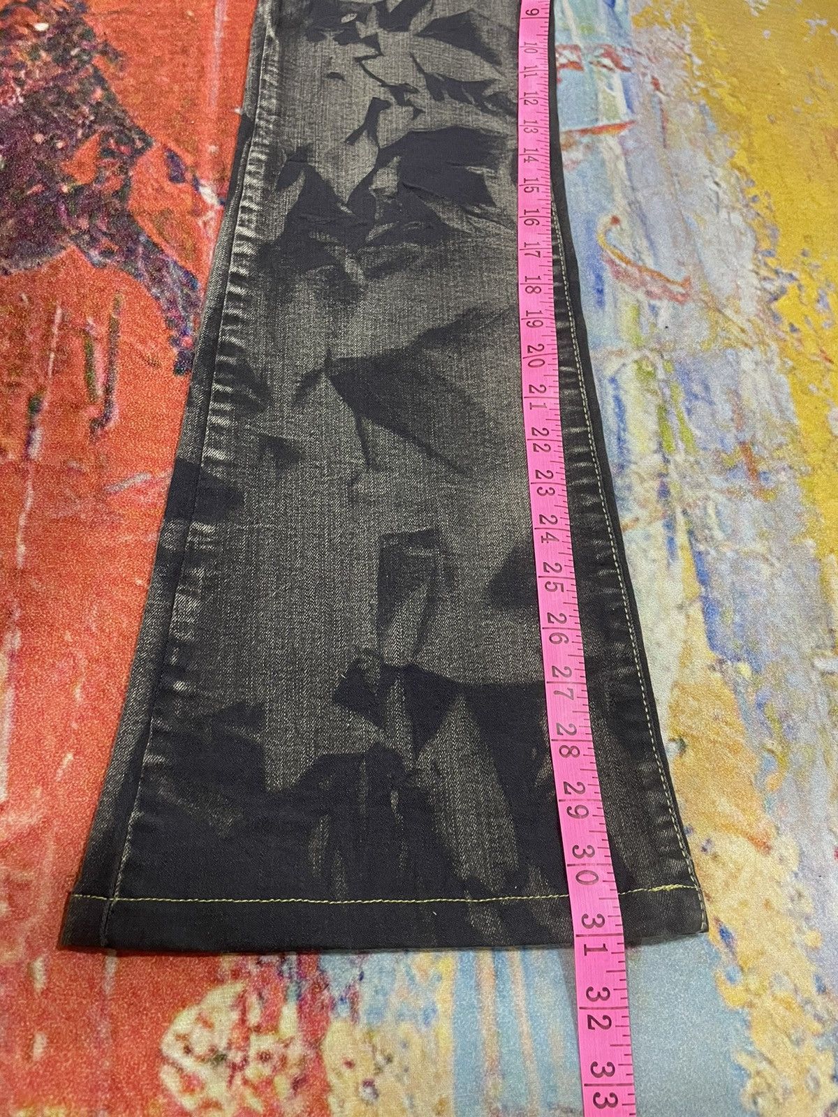 Japanese Brand Strawberry Leaves LGB Style Flare Denim Pants Size US 26 / EU 42 - 12 Thumbnail